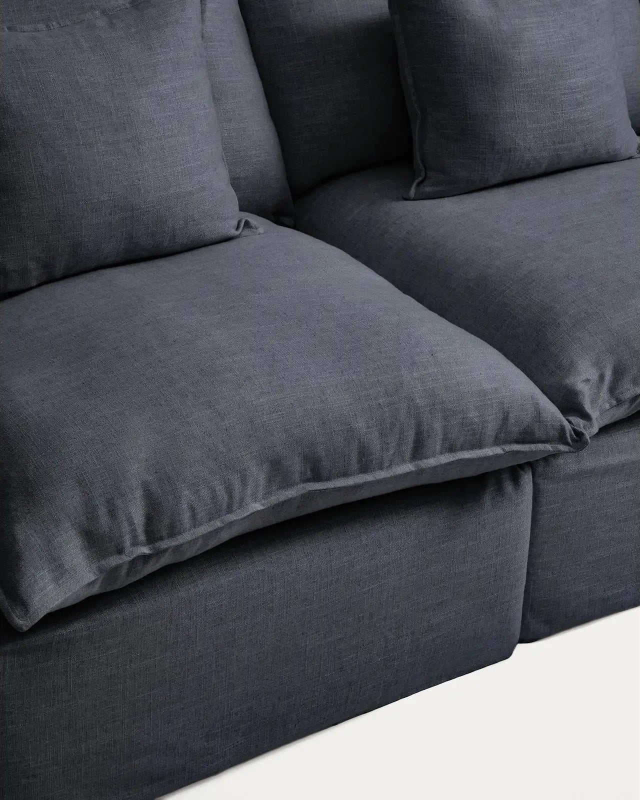 2-Sitzer-Modularsofa Anarela mit abnehmbarem Bezug aus Leinen und Viskose, 180 cm, FSC Mix Credit - Image 13
