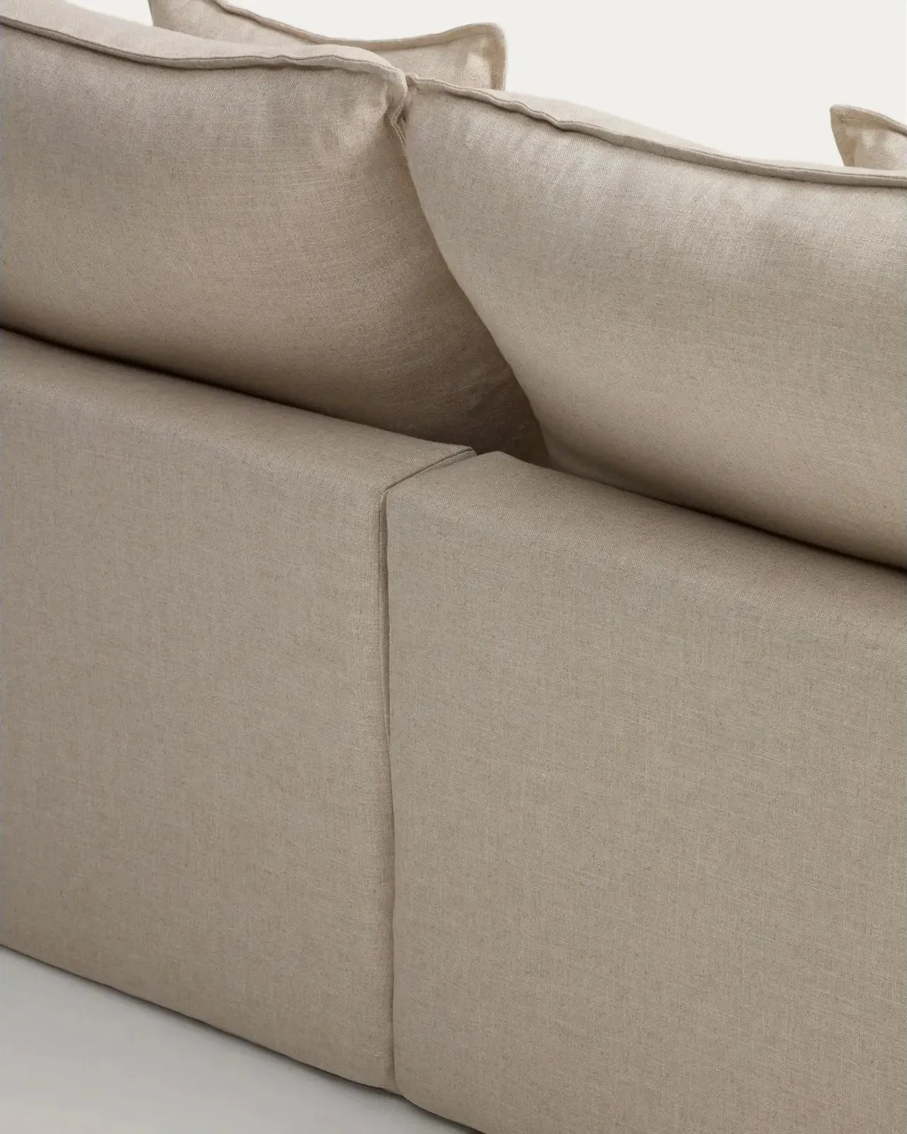 2-Sitzer-Modularsofa Anarela mit abnehmbarem Bezug aus Leinen und Viskose, 180 cm, FSC Mix Credit - Image 3