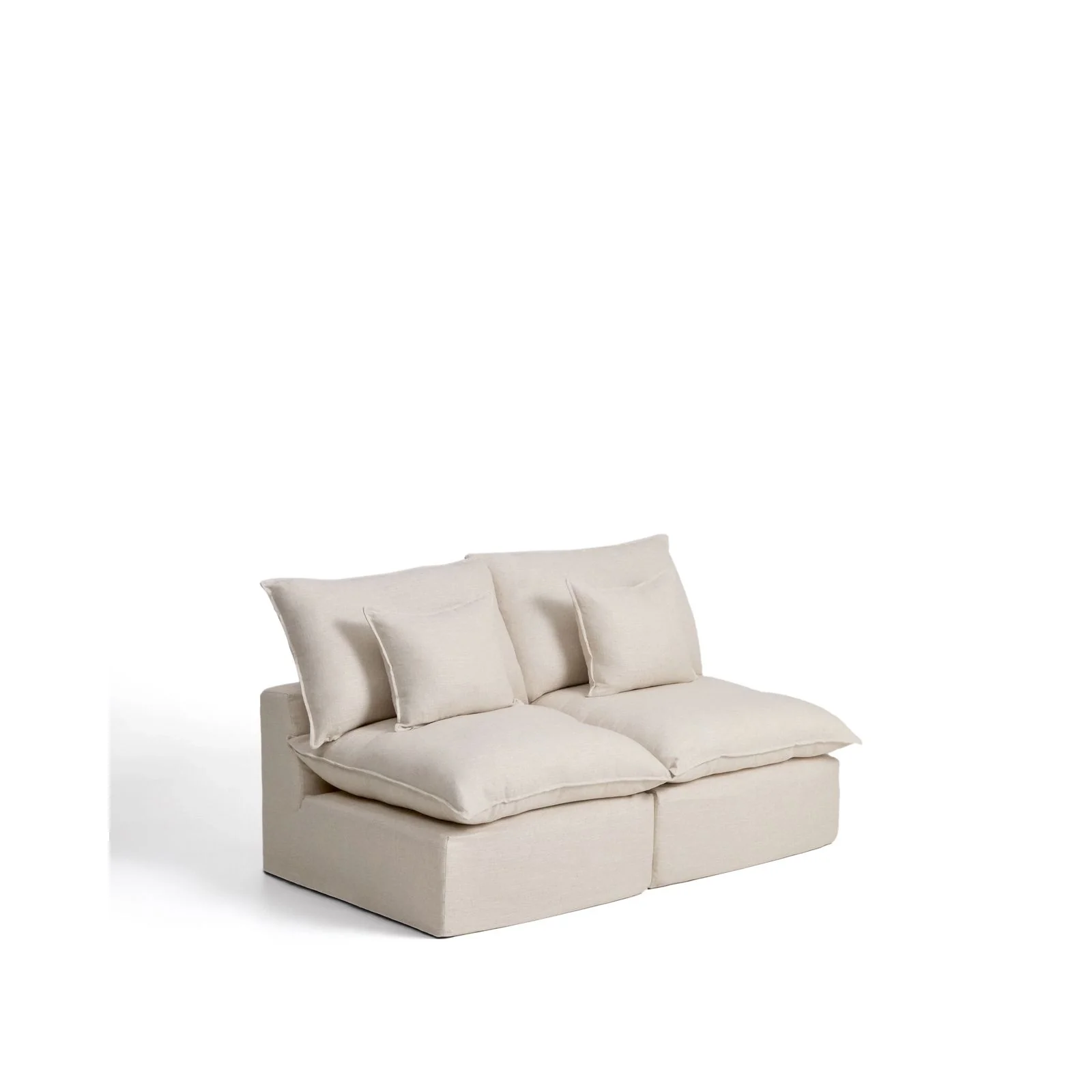 2-Sitzer-Modularsofa Anarela mit abnehmbarem Bezug aus Leinen und Viskose, 180 cm, FSC Mix Credit - Image 8