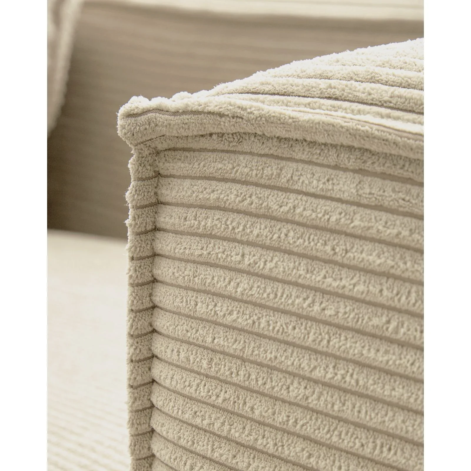 2-Sitzer-Sofa Blok mit dickem Cord in Naturfarbe 210 cm FSC Mix Credit - Image 3