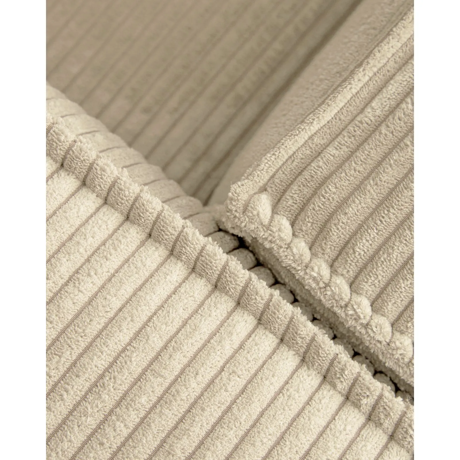 2-Sitzer-Sofa Blok mit dickem Cord in Naturfarbe 210 cm FSC Mix Credit - Image 4