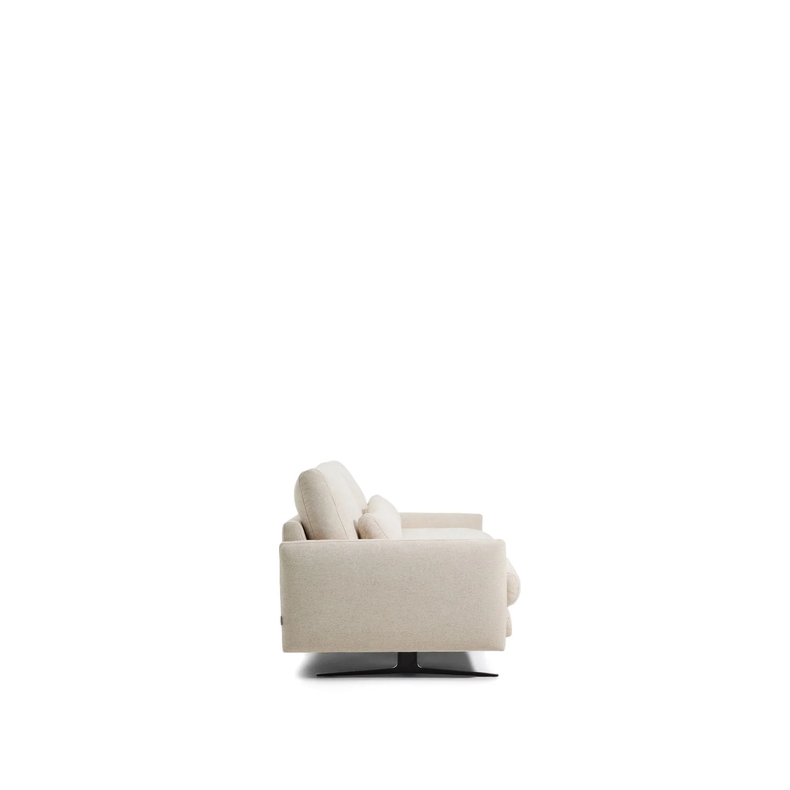 2-Sitzer-Sofa Veliro aus beiger Chenille mit schwarzen Stahlbeinen, 210 cm FSC Mix Credit - Image 6