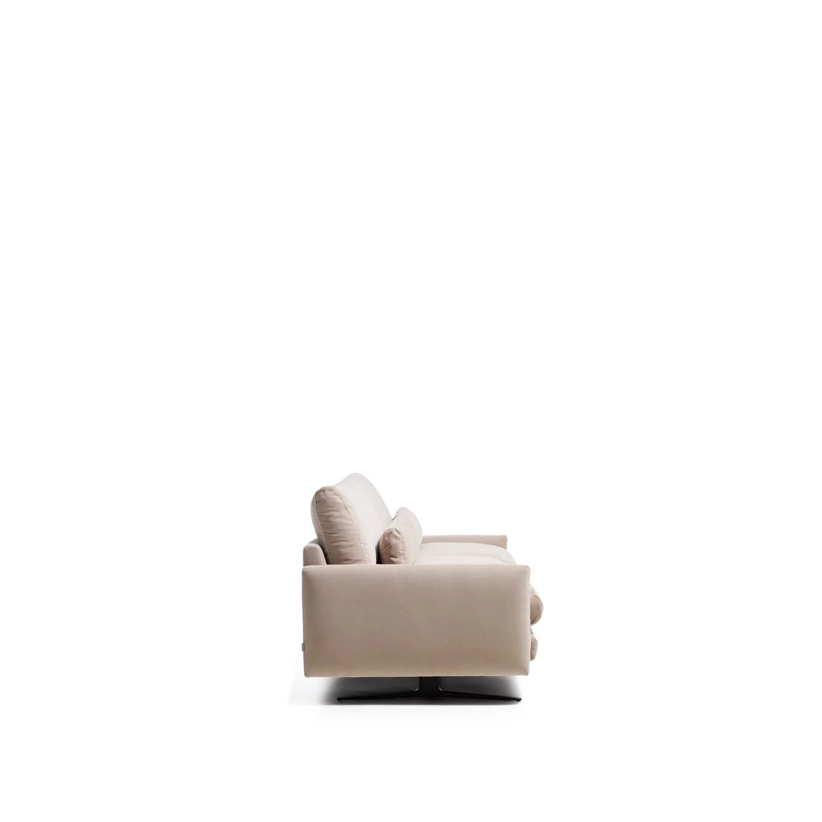 2-Sitzer-Sofa Veliro, schwer entflammbar, mit Samt und Stahlbeinen mit schwarzem Finish, 210 cm, FSC Mix Credit - Image 17