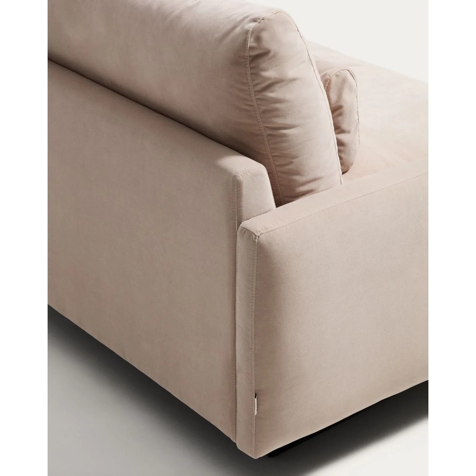 2-Sitzer-Sofa Veliro, schwer entflammbar, mit Samt und Stahlbeinen mit schwarzem Finish, 210 cm, FSC Mix Credit - Image 21