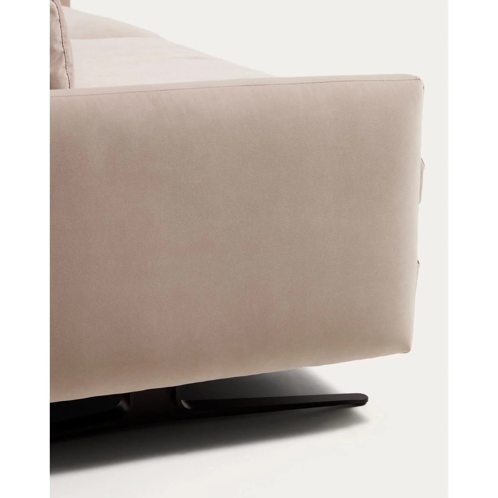 2-Sitzer-Sofa Veliro, schwer entflammbar, mit Samt und Stahlbeinen mit schwarzem Finish, 210 cm, FSC Mix Credit - Image 22