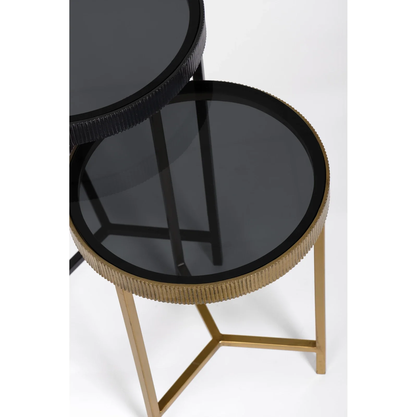 2er Set Beistelltisch Rund Hoch Yamir - Image 7