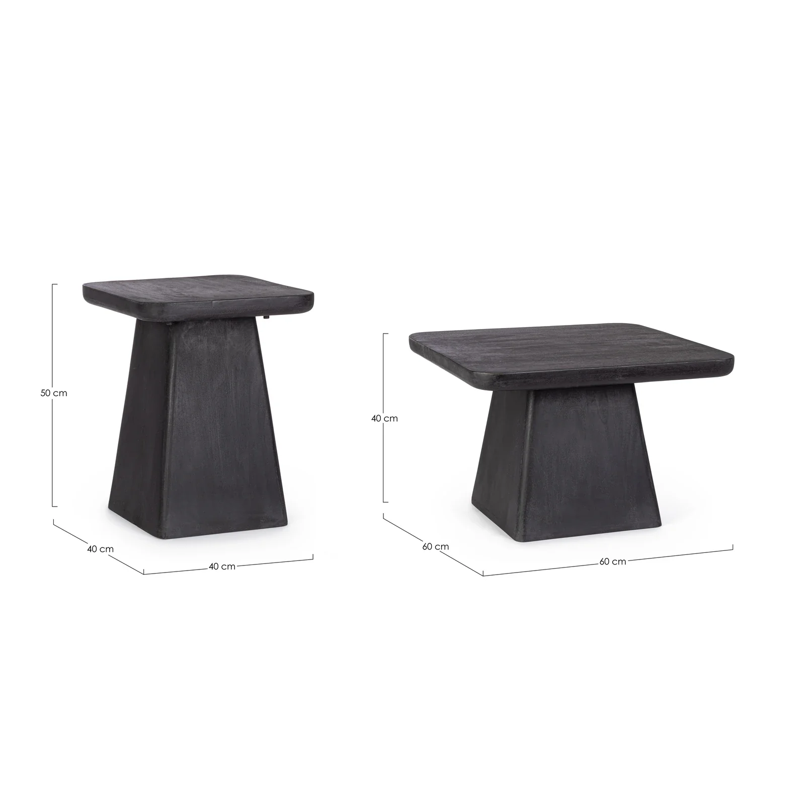 2er Set Couchtisch quadratisch Fuji - Image 4