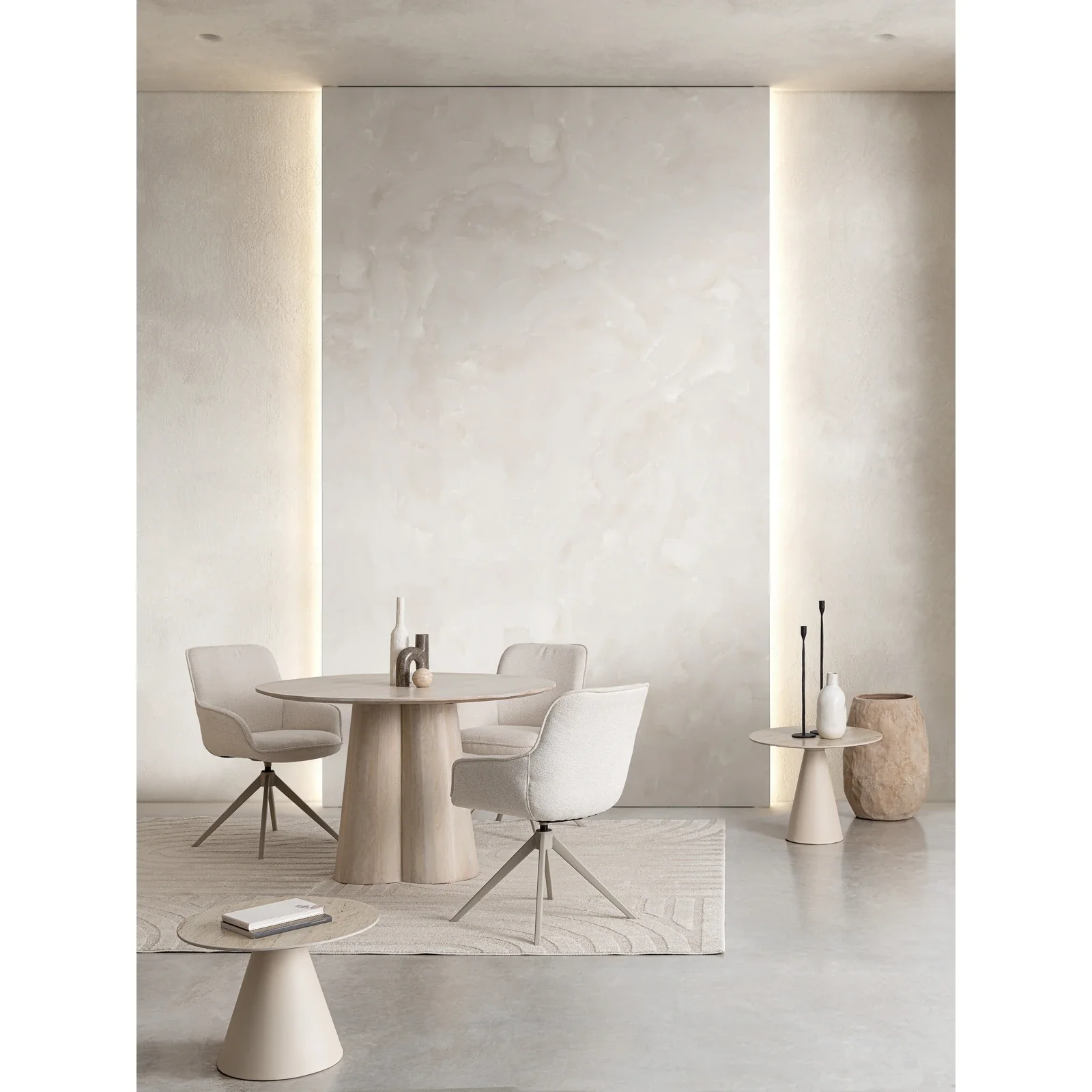 2er Set Couchtisch Hardy hoch rund - Image 4