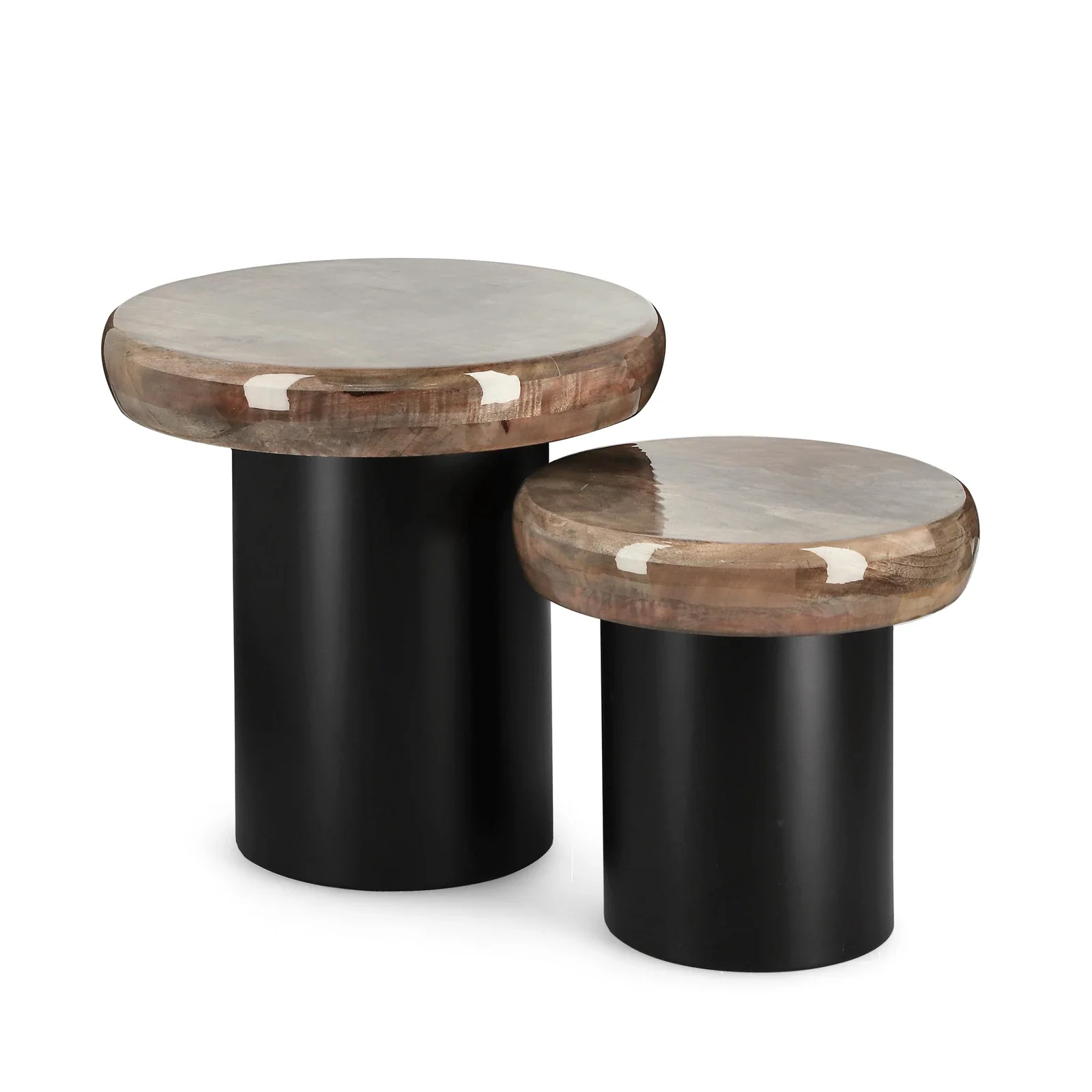 2er Set Couchtisch Talin rund