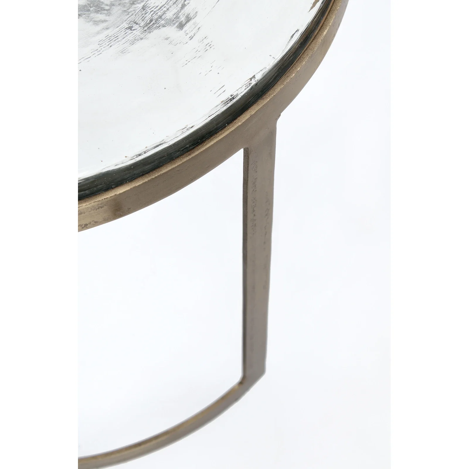 2er Set Couchtisch Messing rund YX54 Zayla - Image 7