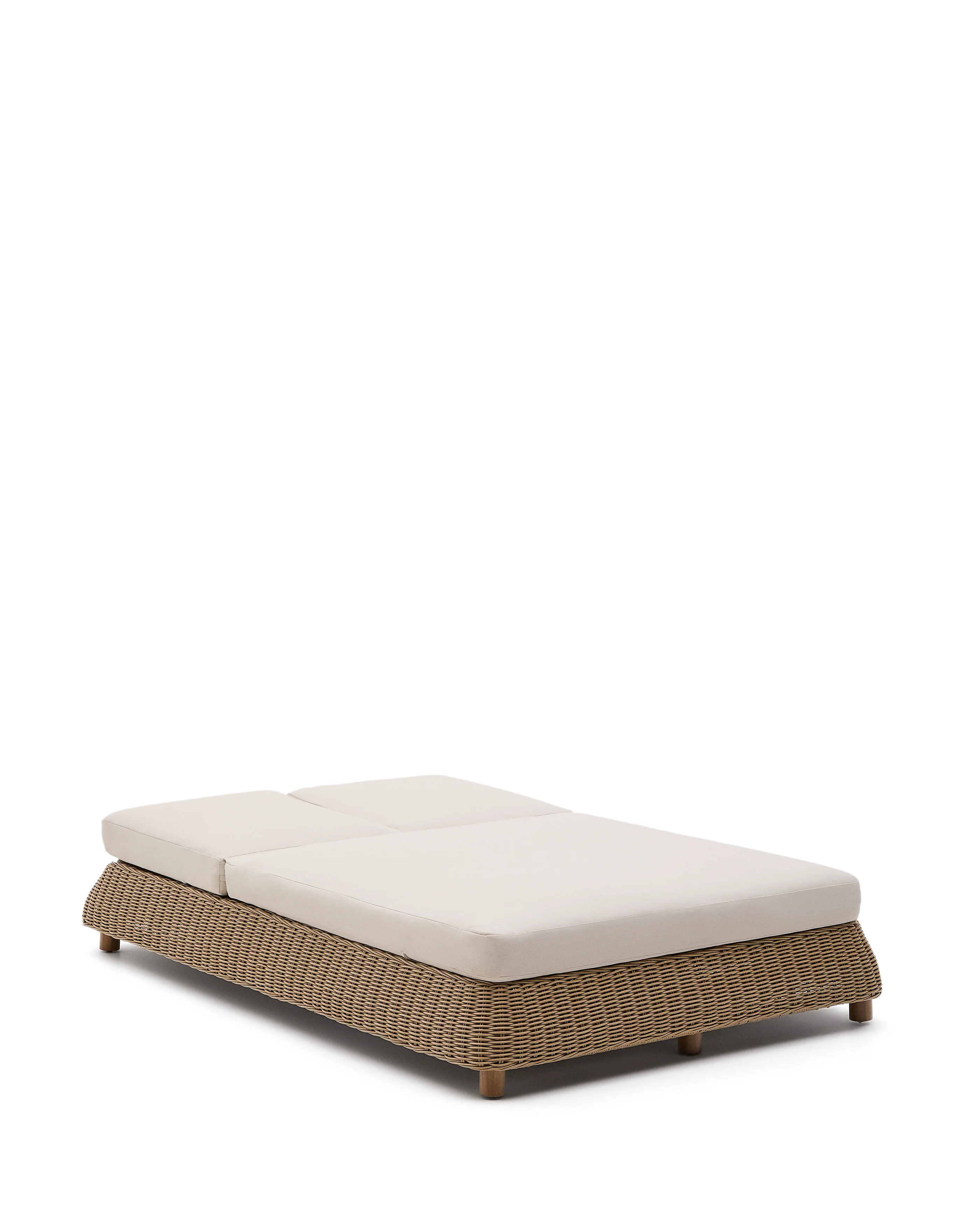 2er-Sonnenliege Meria aus synthetischem Rattan - Image 2