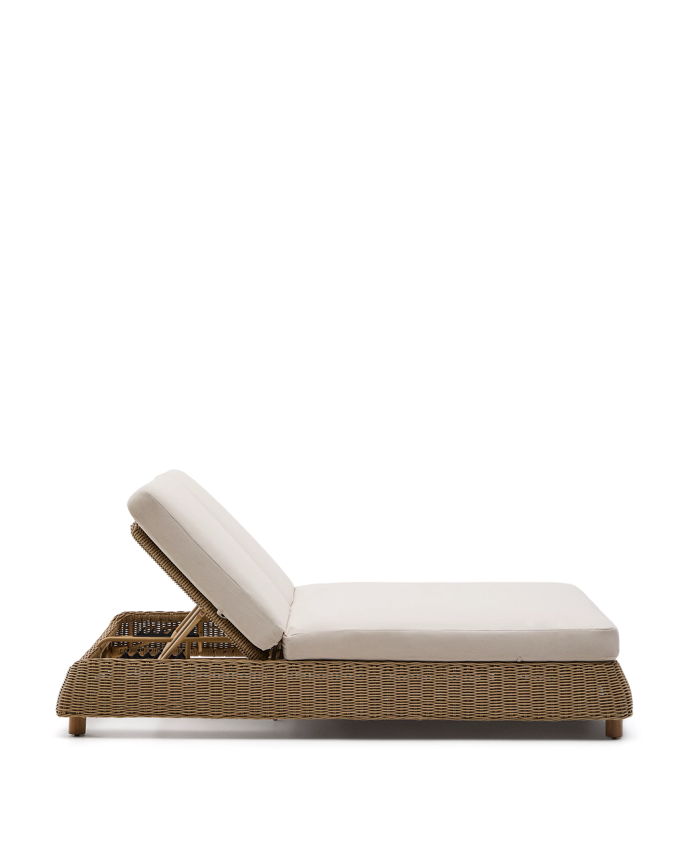 2er-Sonnenliege Meria aus synthetischem Rattan - Image 4