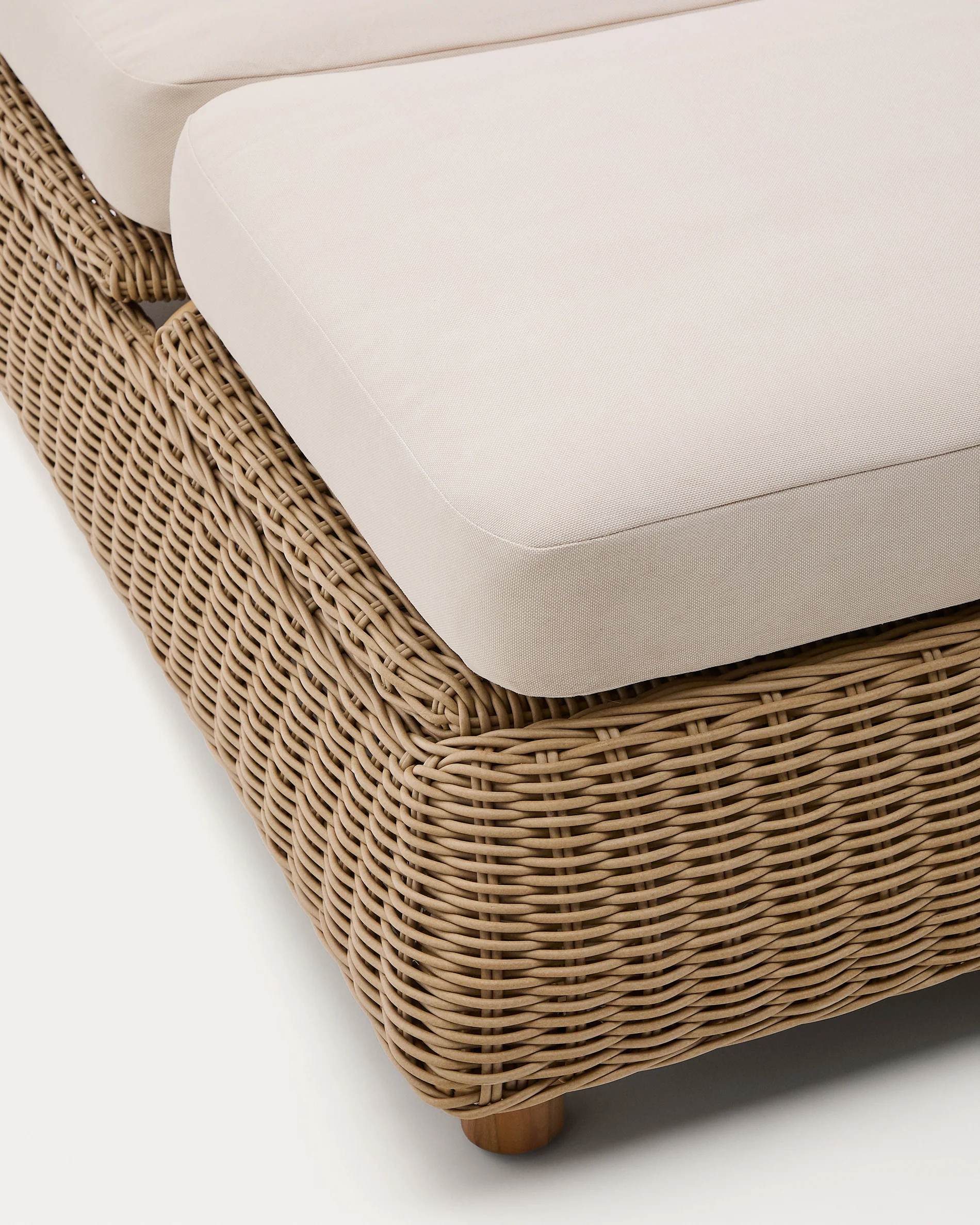 2er-Sonnenliege Meria aus synthetischem Rattan - Image 8
