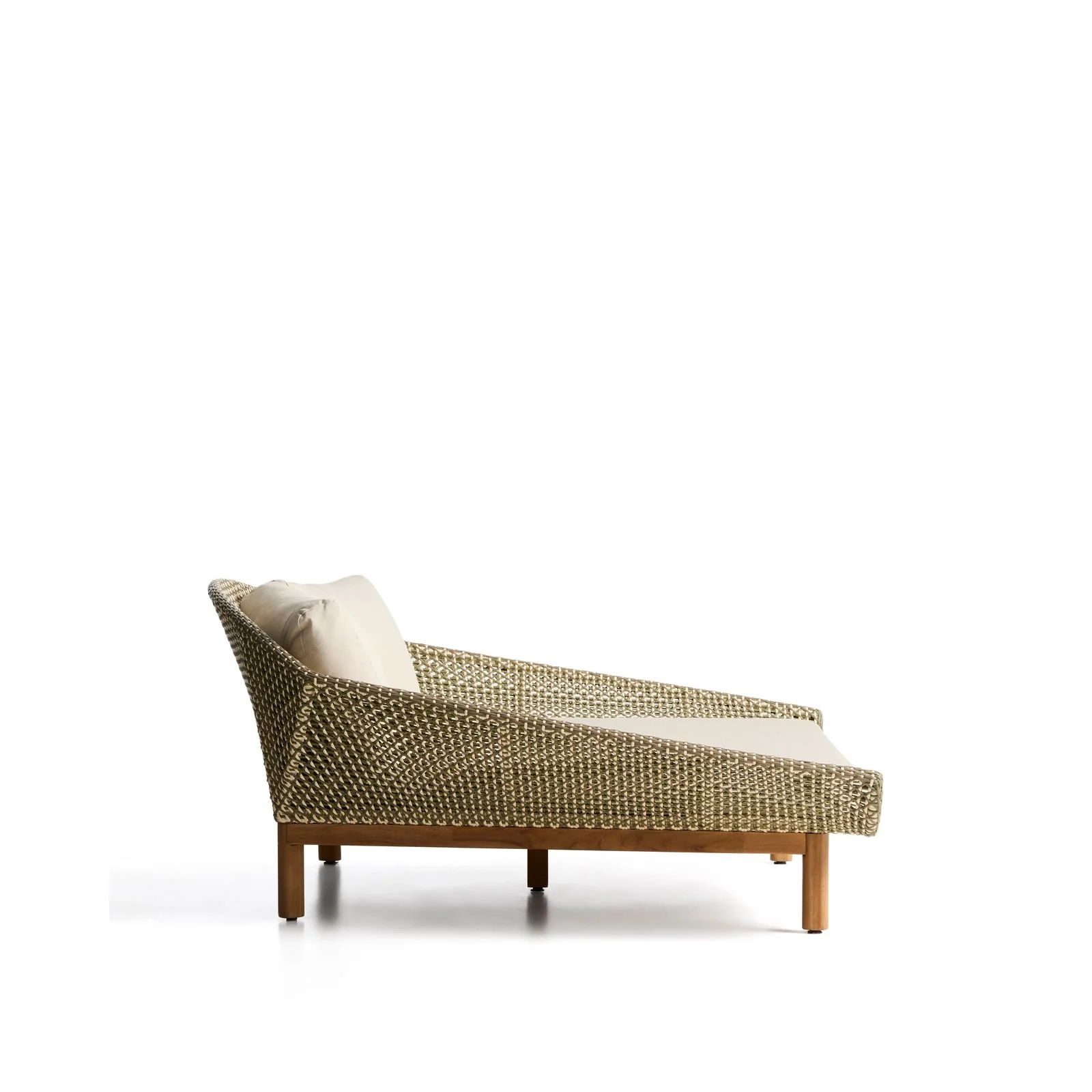 2er-Sonnenliege Olbia aus synthetischem Rattan und massivem Teakholz FSC 100 % - Image 6
