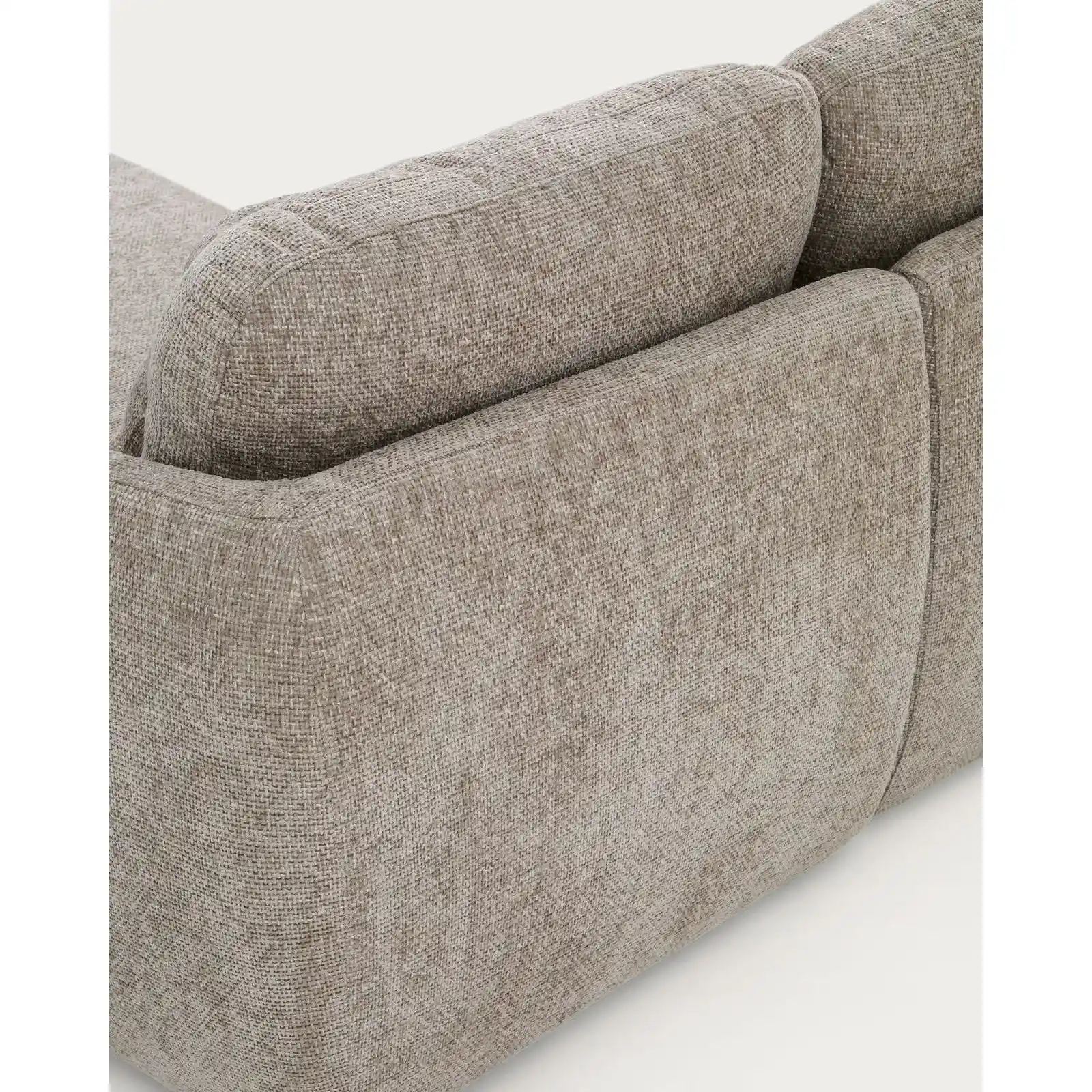 3-Sitzer-Bettsofa Laira in taupefarbener Chenille und Chaiselongue rechts, 246 cm, FSC Mix Credit - Image 6