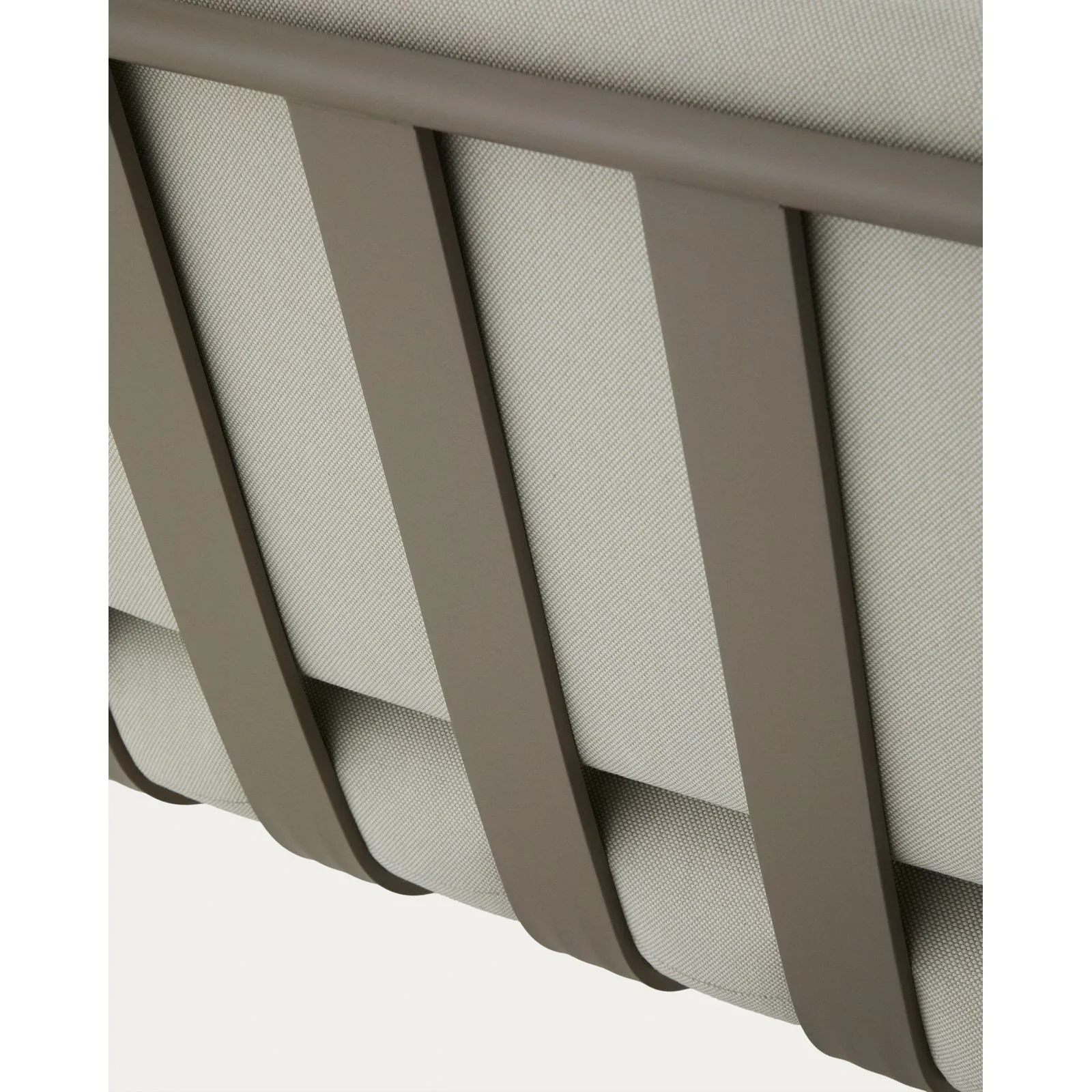 3-Sitzer-Outdoor-Sofa Joncols aus Aluminium mit taupefarbener Lackierung, 224 cm - Image 8