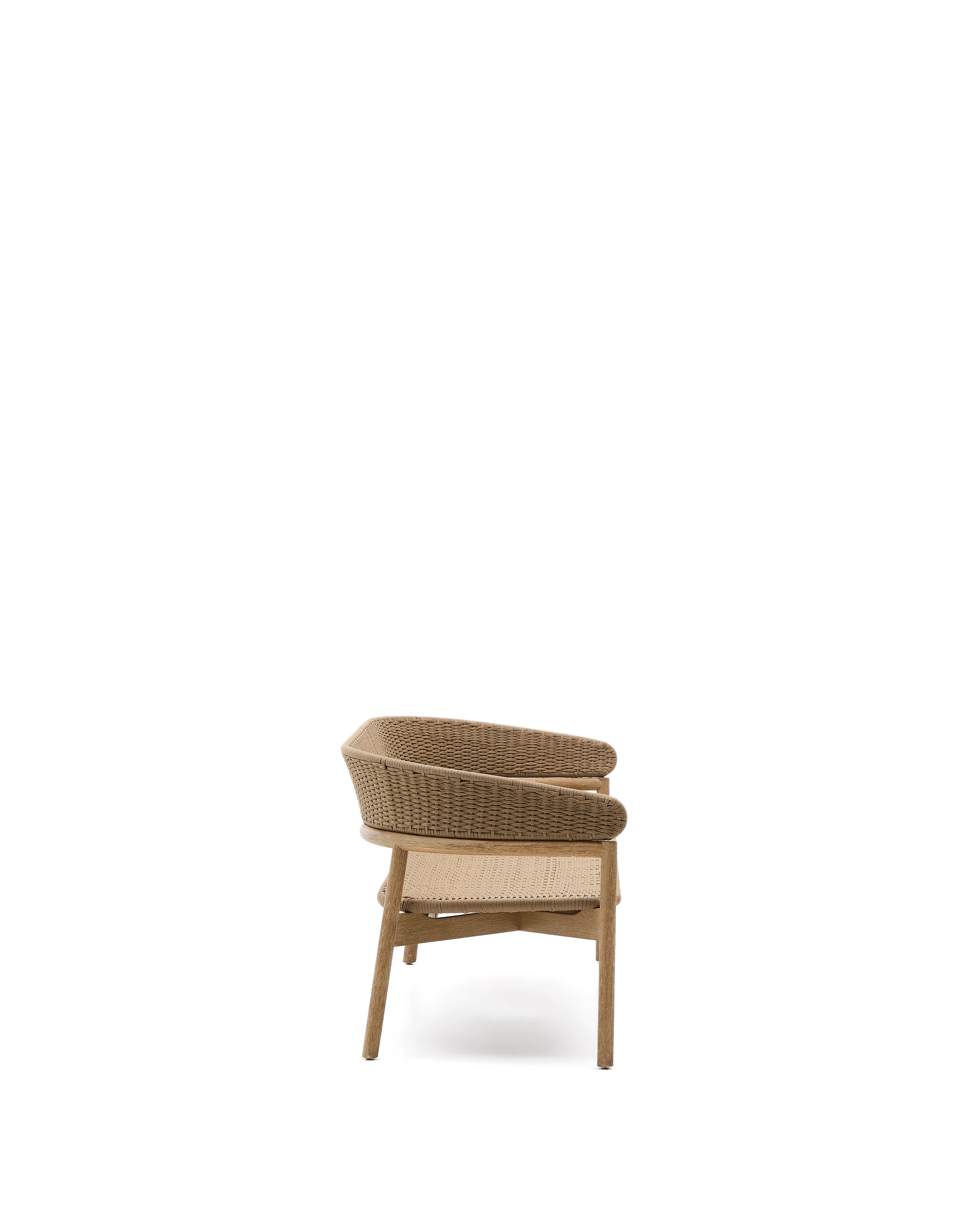 3-Sitzer-Sofa Arinella aus massivem Akazienholz mit Finish in natürlichem Farbton und beigem Seil FSC 100% 167 cm - Image 6