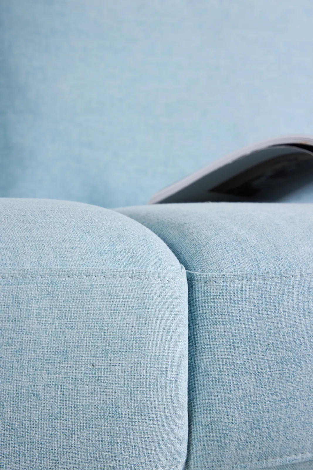 3-Sitzer Sofa in babyblau - Image 6
