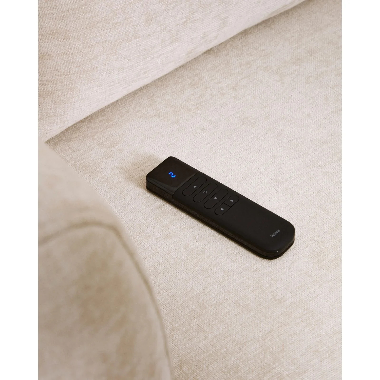 3-Sitzer-Sofa Lares mit elektrisch ausfahrbaren Sitzen und verstellbarer Kopfstütze in beiger Chenille, 255 cm - Image 13