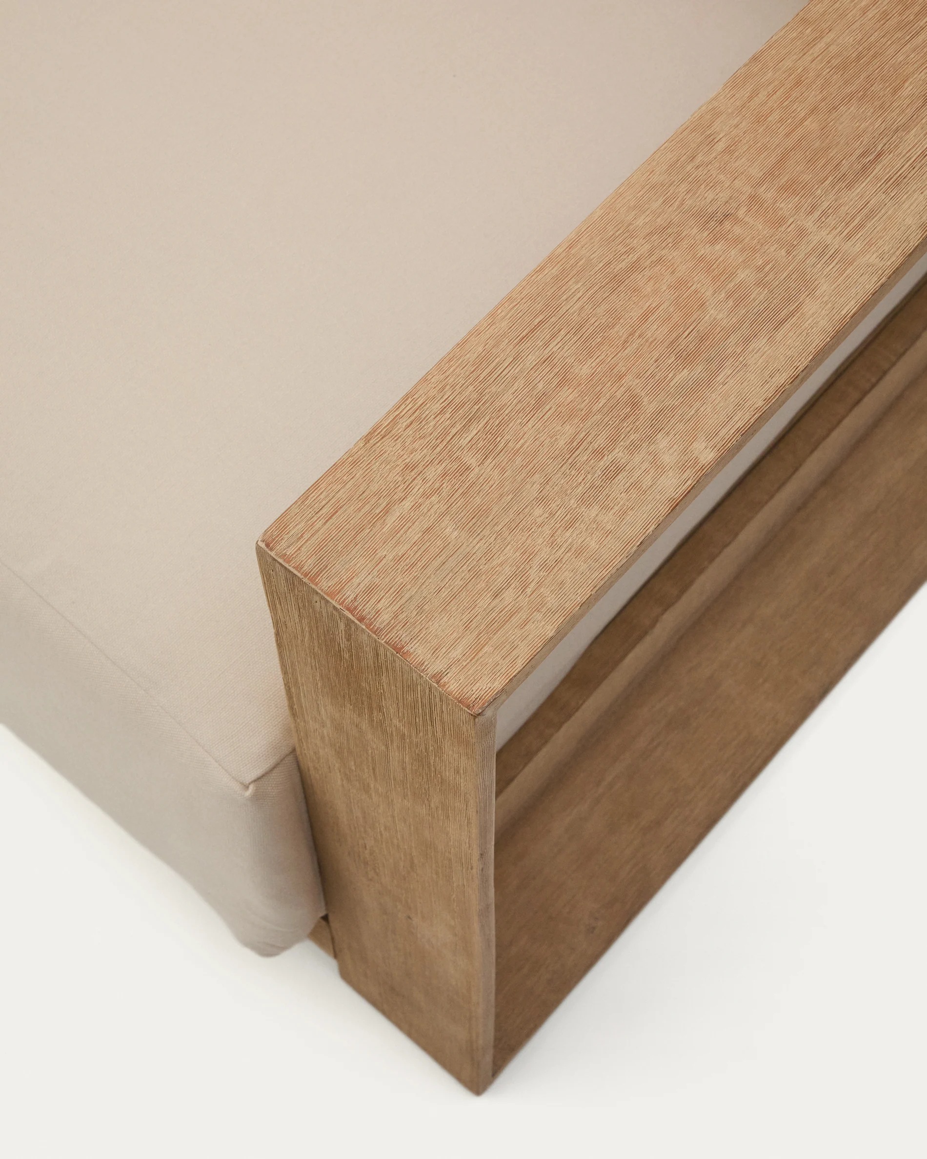 5-Sitzer-Ecksofa Ambra aus massivem Akazienholz mit hellem Finish 248 cm - Image 12