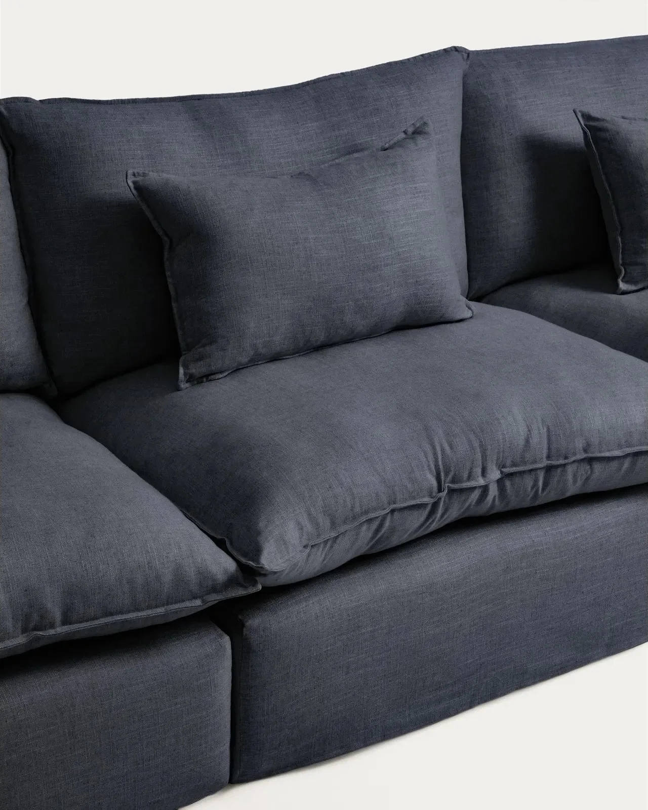 5-Sitzer-Modularsofa Anarela mit abnehmbarem Bezug aus Leinen und Viskose, 330 cm, FSC Mix Credit - Image 13