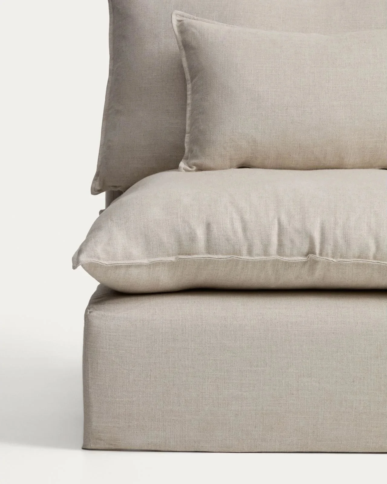 5-Sitzer-Modularsofa Anarela mit abnehmbarem Bezug aus Leinen und Viskose, 330 cm, FSC Mix Credit - Image 2