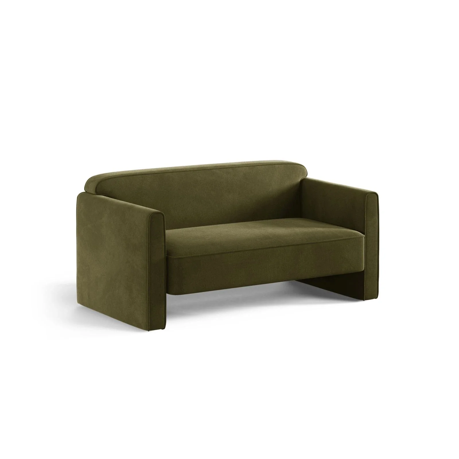 Abby 2-Sitzer Sofa aus Samt, Strukturstoff oder Boucle, 140x80 cm - Image 107