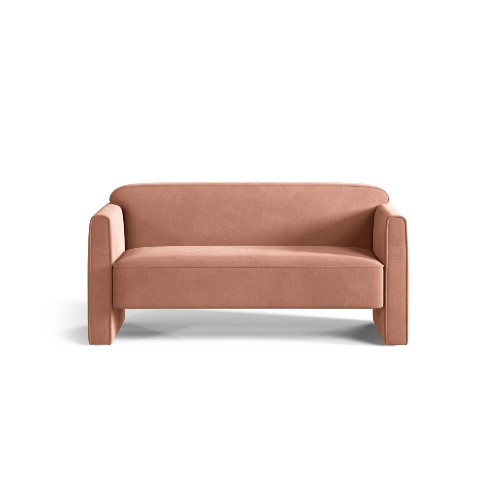 Abby 2-Sitzer Sofa aus Samt, Strukturstoff oder Boucle, 140x80 cm - Image 116