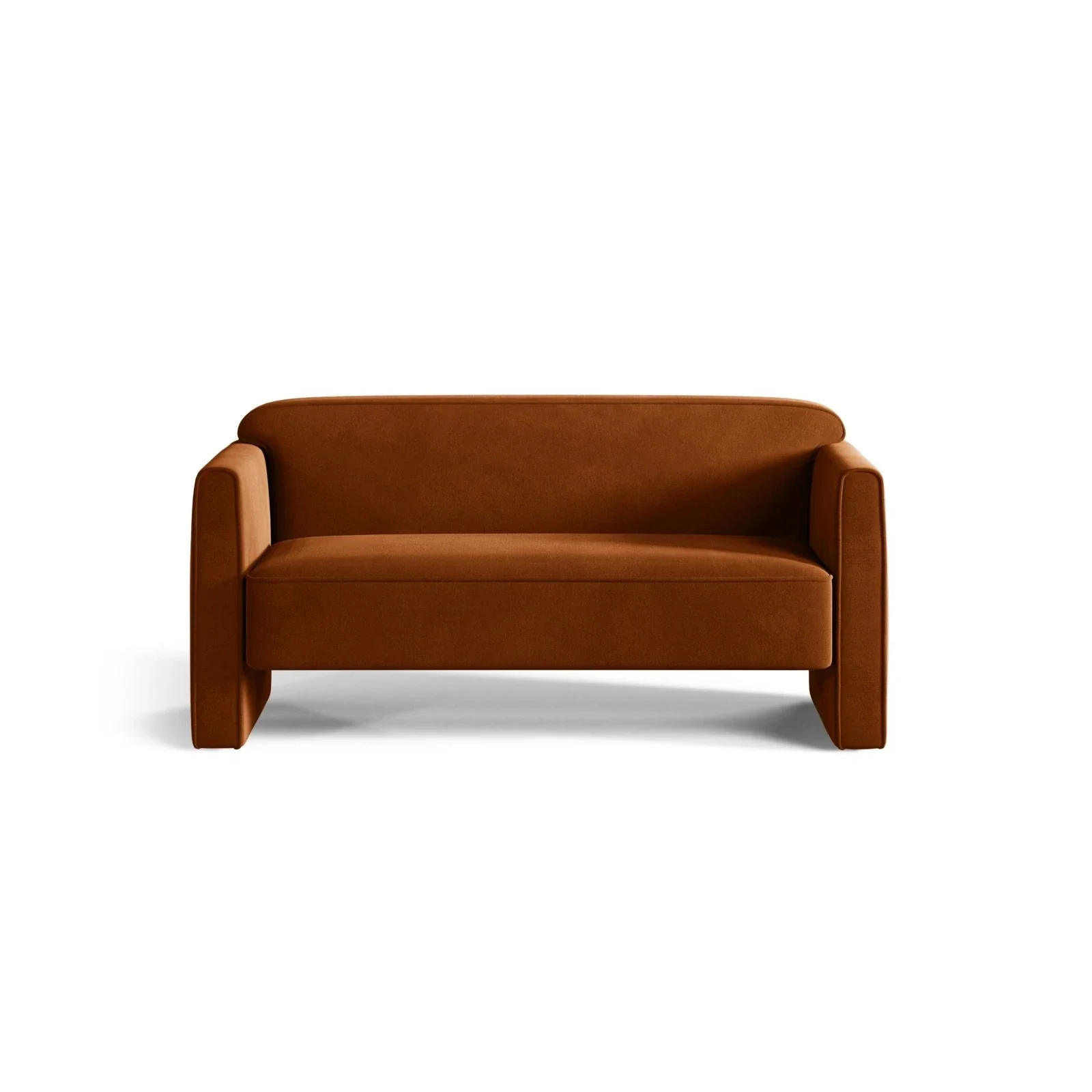 Abby 2-Sitzer Sofa aus Samt, Strukturstoff oder Boucle, 140x80 cm - Image 121