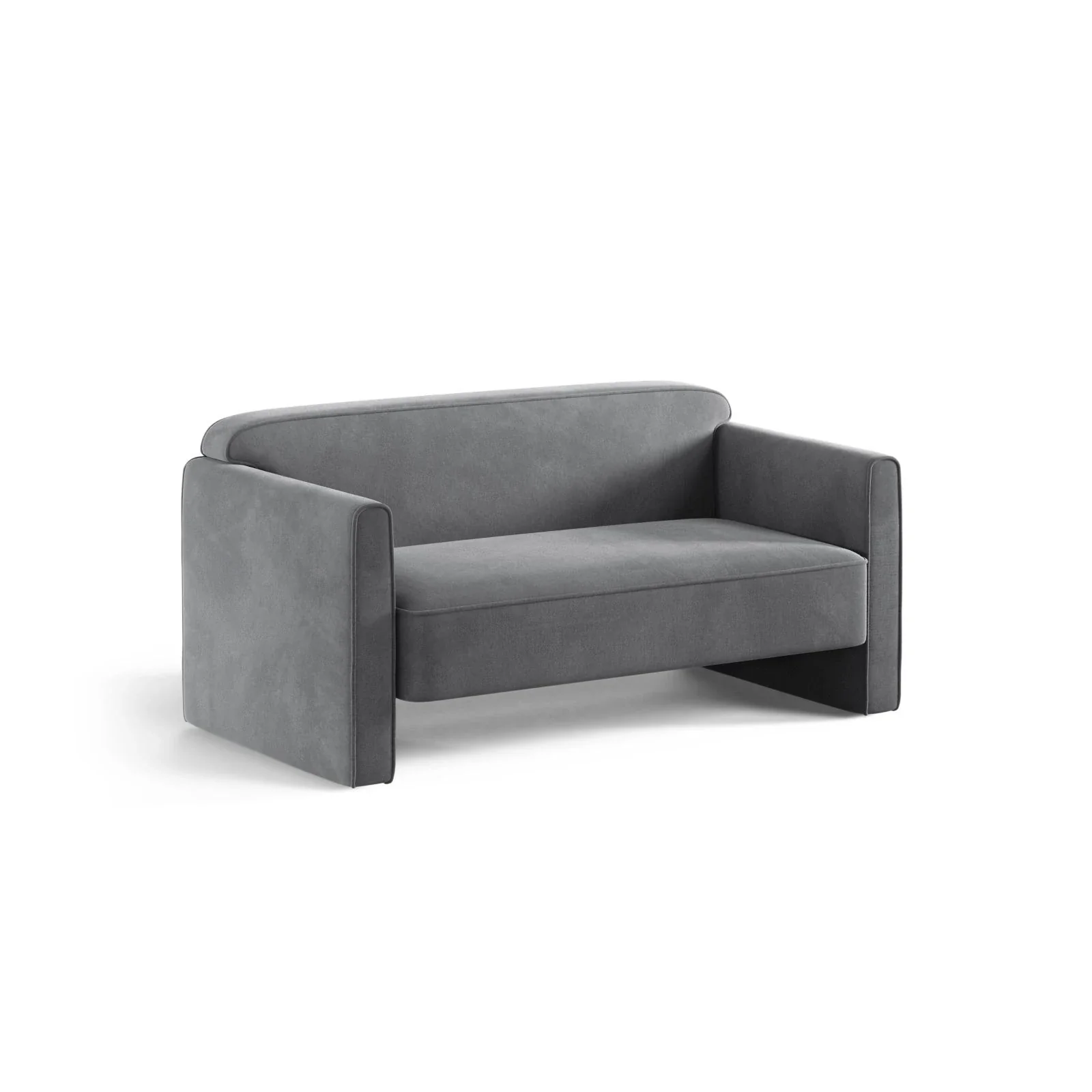 Abby 2-Sitzer Sofa aus Samt, Strukturstoff oder Boucle, 140x80 cm - Image 127