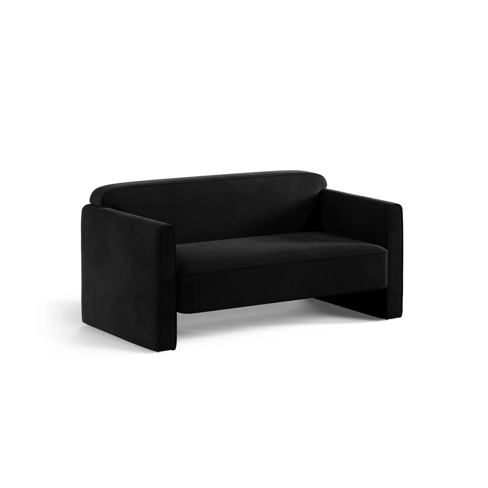 Abby 2-Sitzer Sofa aus Samt, Strukturstoff oder Boucle, 140x80 cm - Image 132