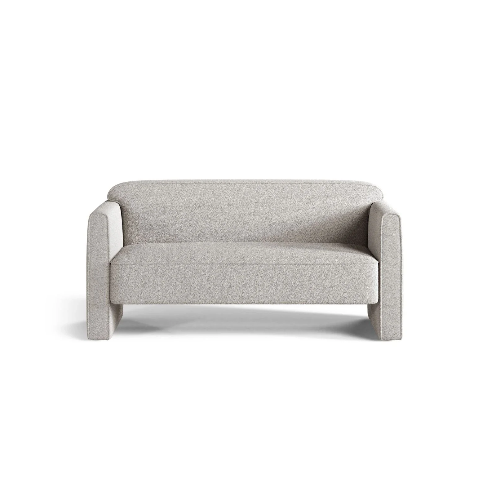 Abby 2-Sitzer Sofa aus Samt, Strukturstoff oder Boucle, 140x80 cm - Image 56