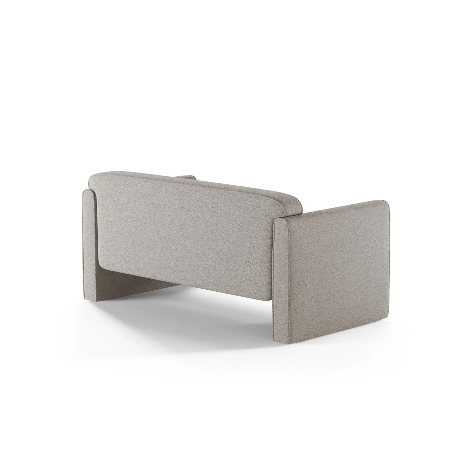 Abby 2-Sitzer Sofa aus Samt, Strukturstoff oder Boucle, 140x80 cm - Image 58