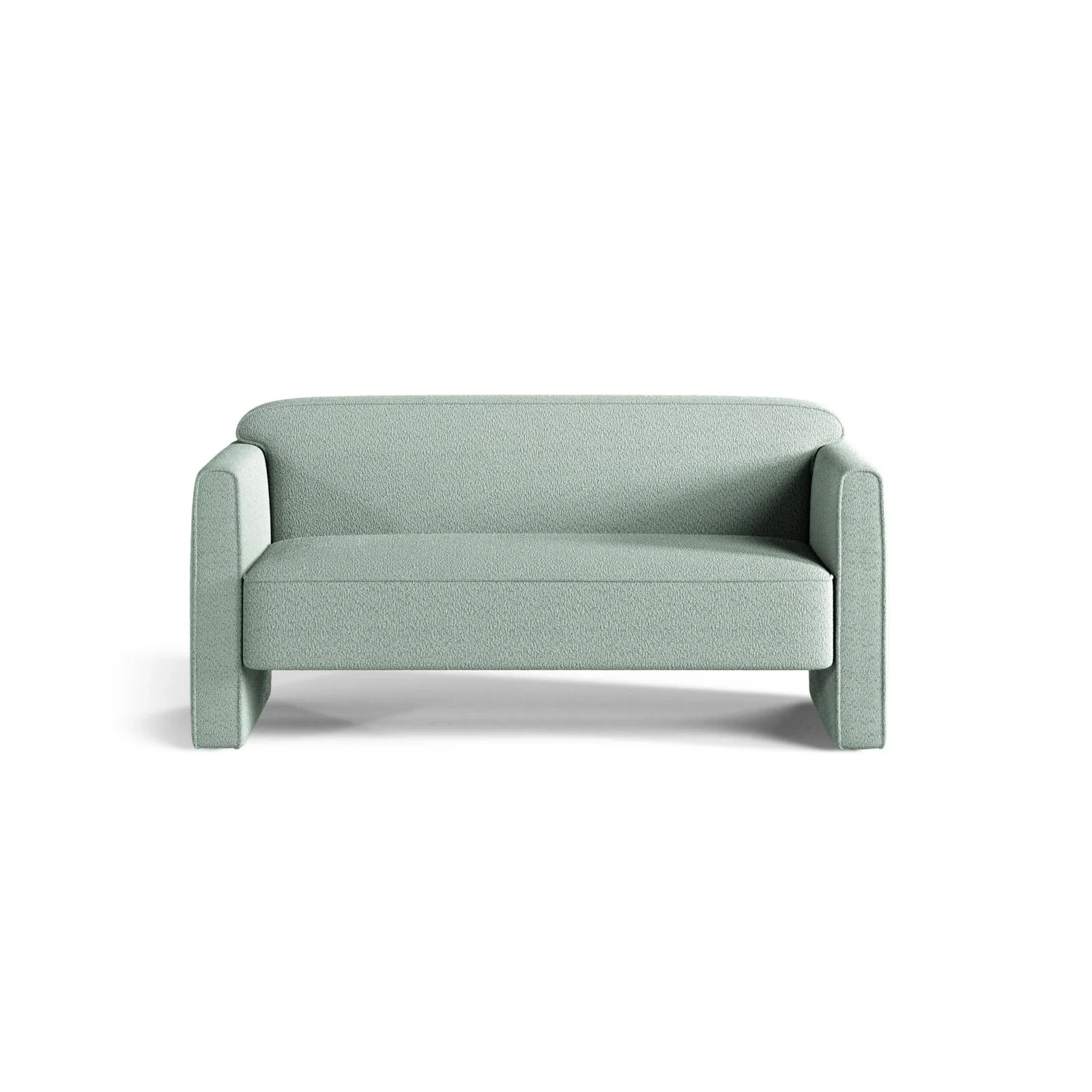 Abby 2-Sitzer Sofa aus Samt, Strukturstoff oder Boucle, 140x80 cm - Image 71