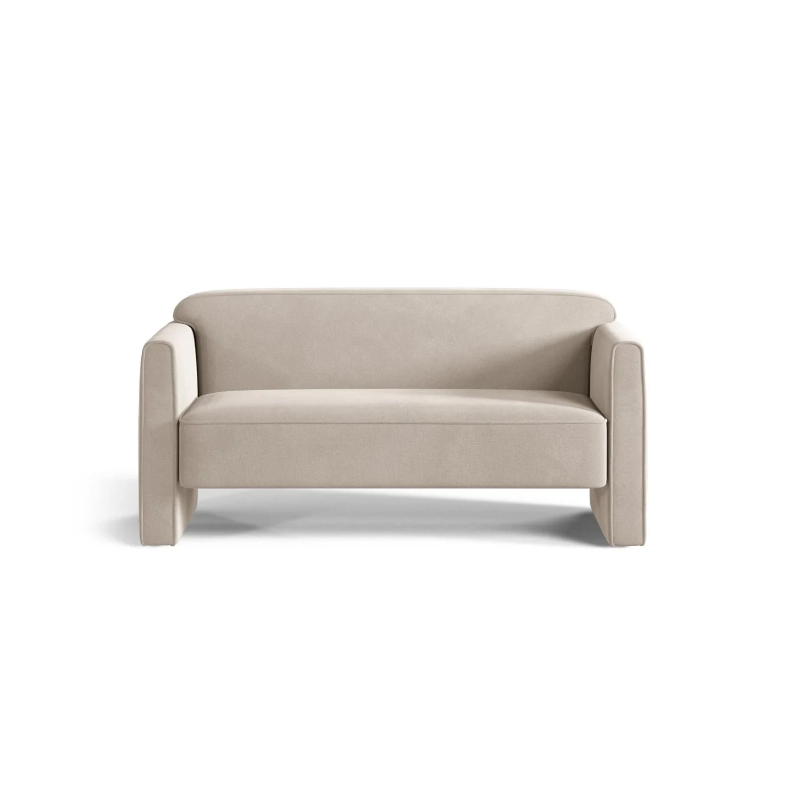 Abby 2-Sitzer Sofa aus Samt, Strukturstoff oder Boucle, 140x80 cm - Image 91
