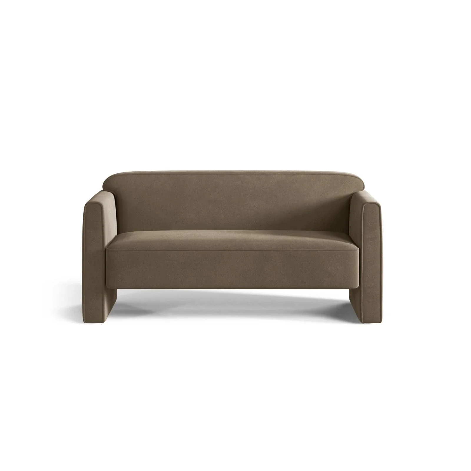 Abby 2-Sitzer Sofa aus Samt, Strukturstoff oder Boucle, 140x80 cm - Image 96