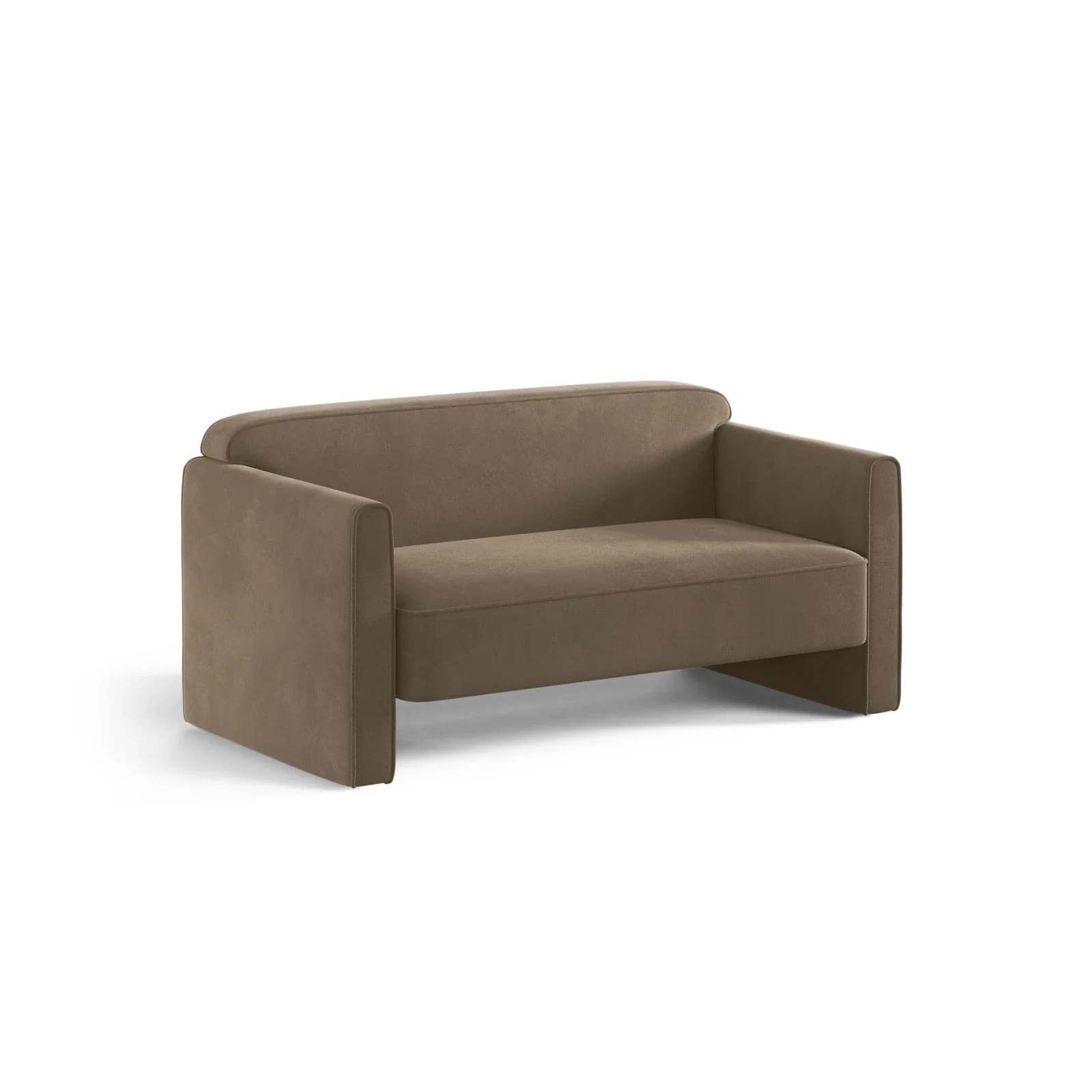 Abby 2-Sitzer Sofa aus Samt, Strukturstoff oder Boucle, 140x80 cm - Image 97