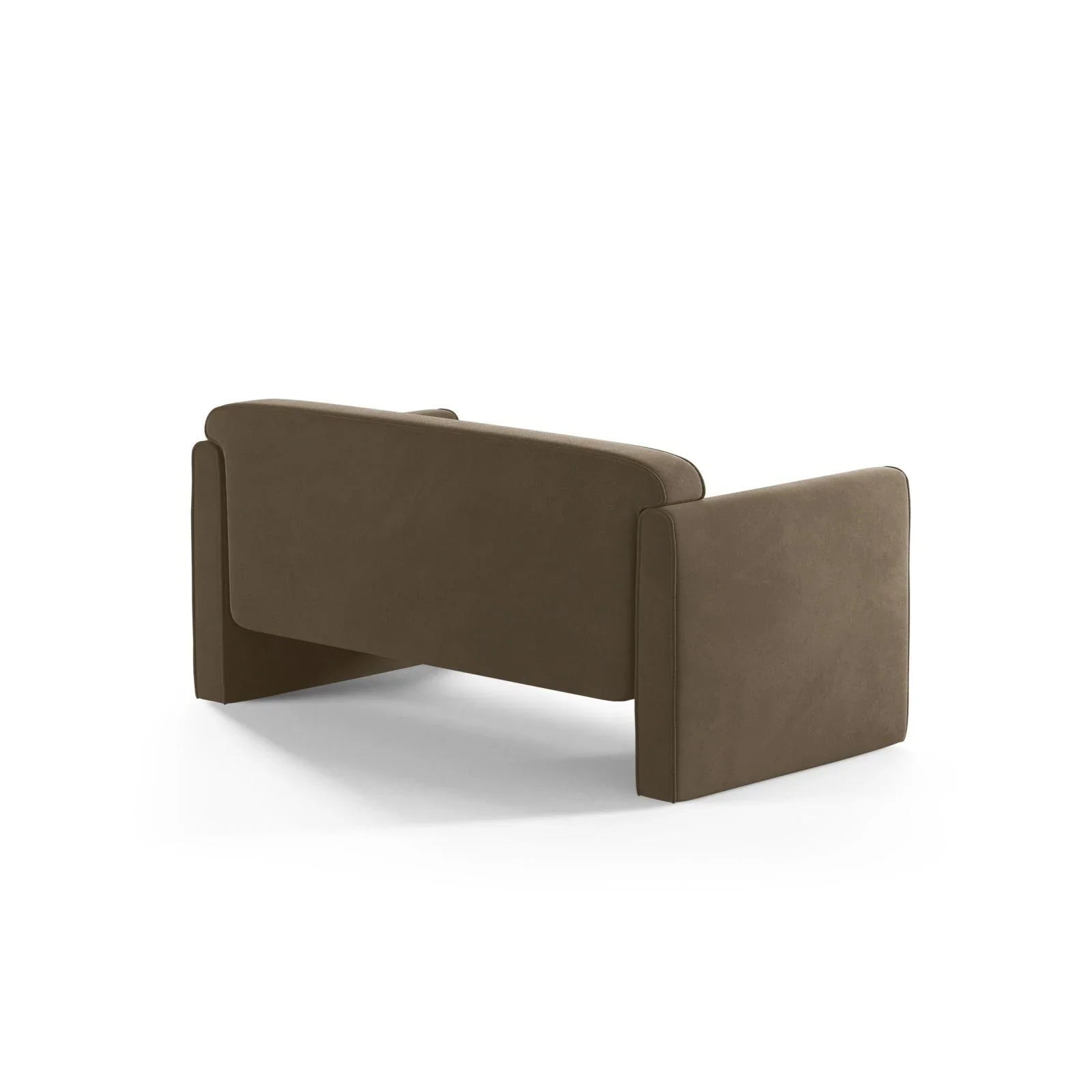 Abby 2-Sitzer Sofa aus Samt, Strukturstoff oder Boucle, 140x80 cm - Image 98