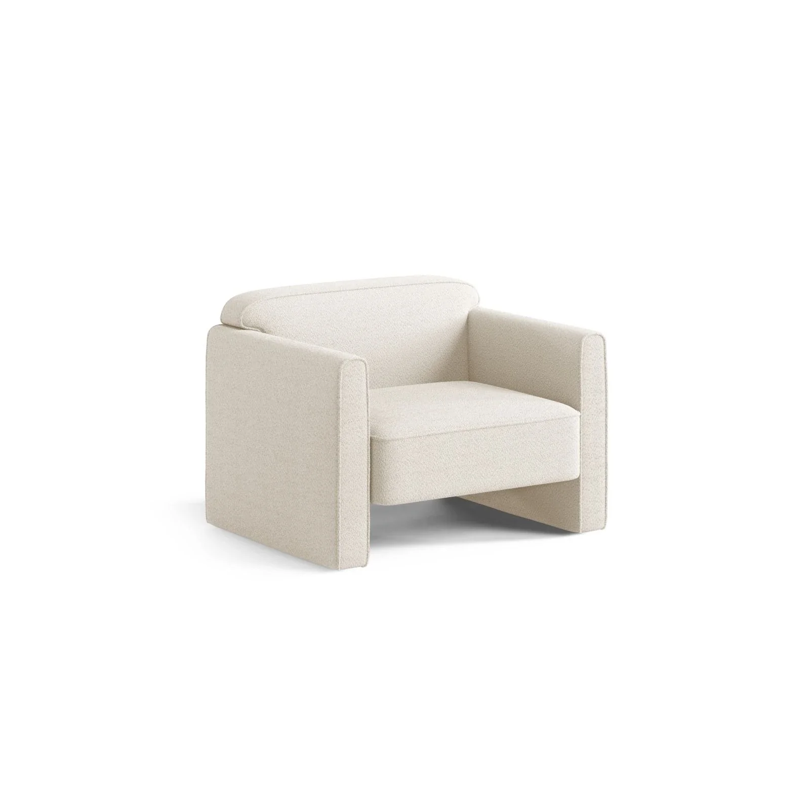 Abby Sessel aus Samt, Strukturstoff oder Boucle, 90x80 cm - Image 52