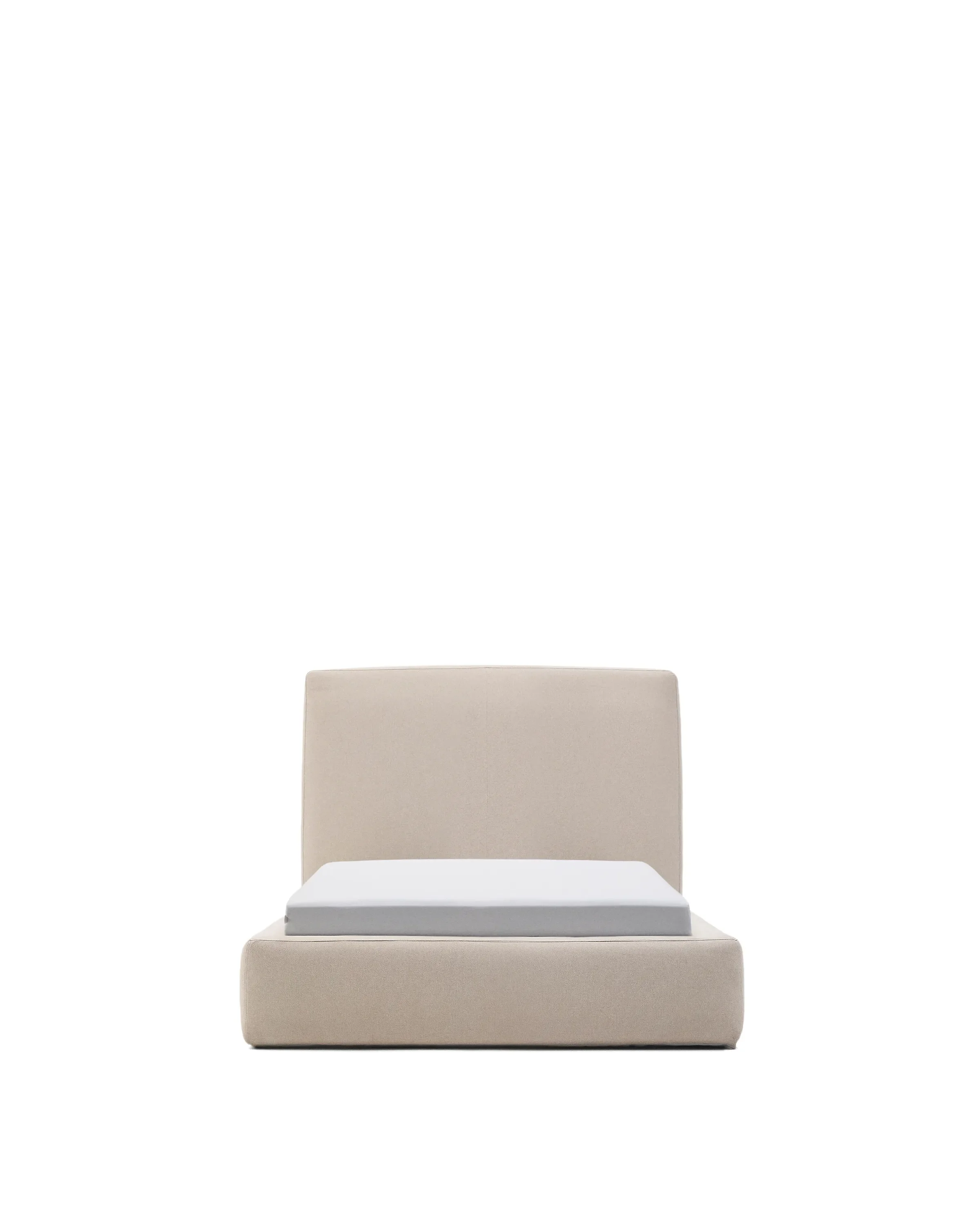 Abziehbares Bett Blok beige für eine 90 x 200 cm große Matratze FSC Mix Credit