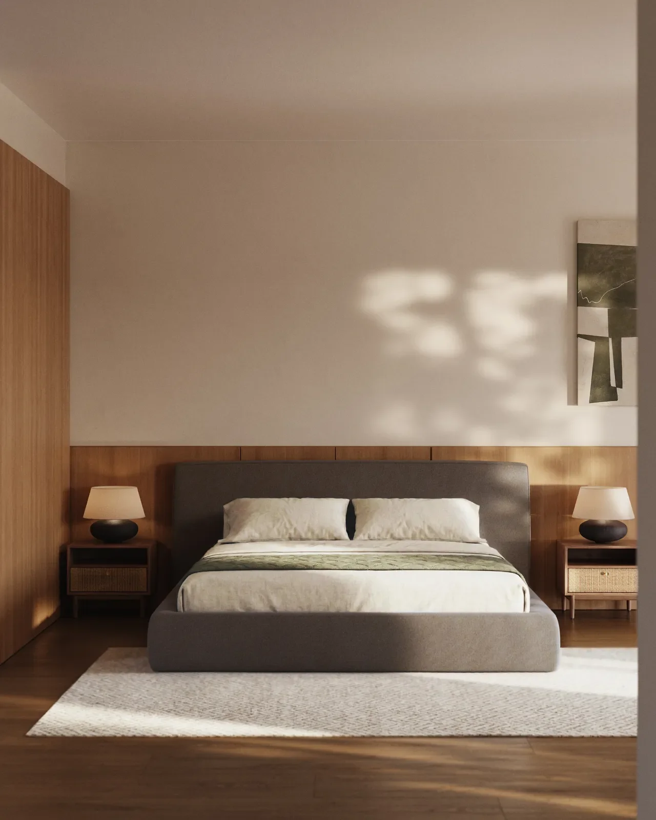 Abziehbares Bett Blok in Braun für Matratzengröße 180 x 200 cm, FSC Mix Credit - Image 2