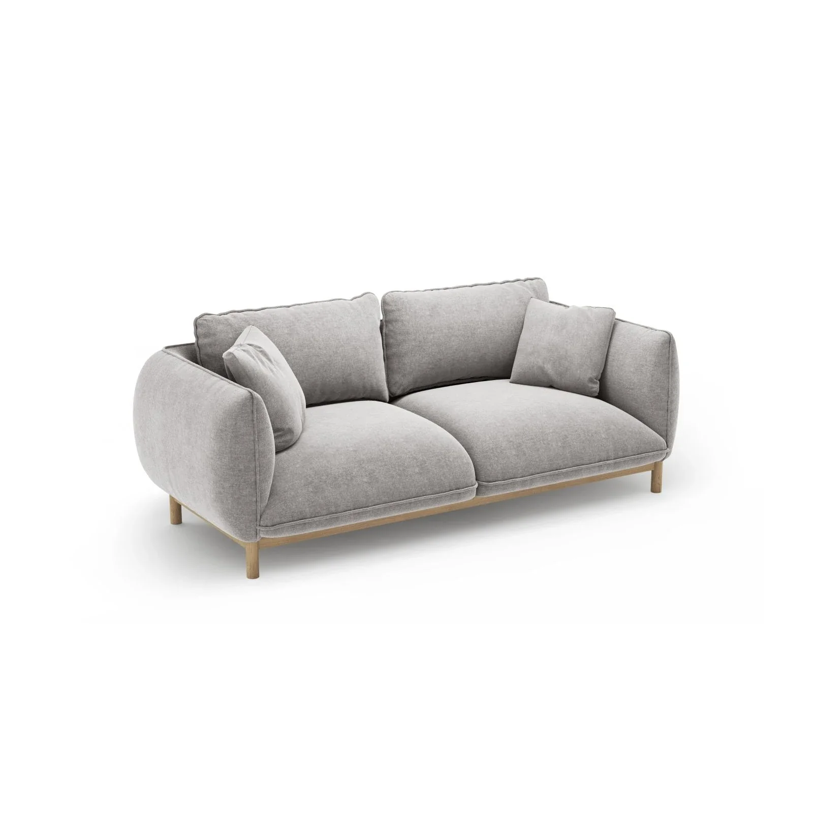 Ada 2-Sitzer Sofa aus Samt oder Strukturstoff, 178x101 cm - Image 102