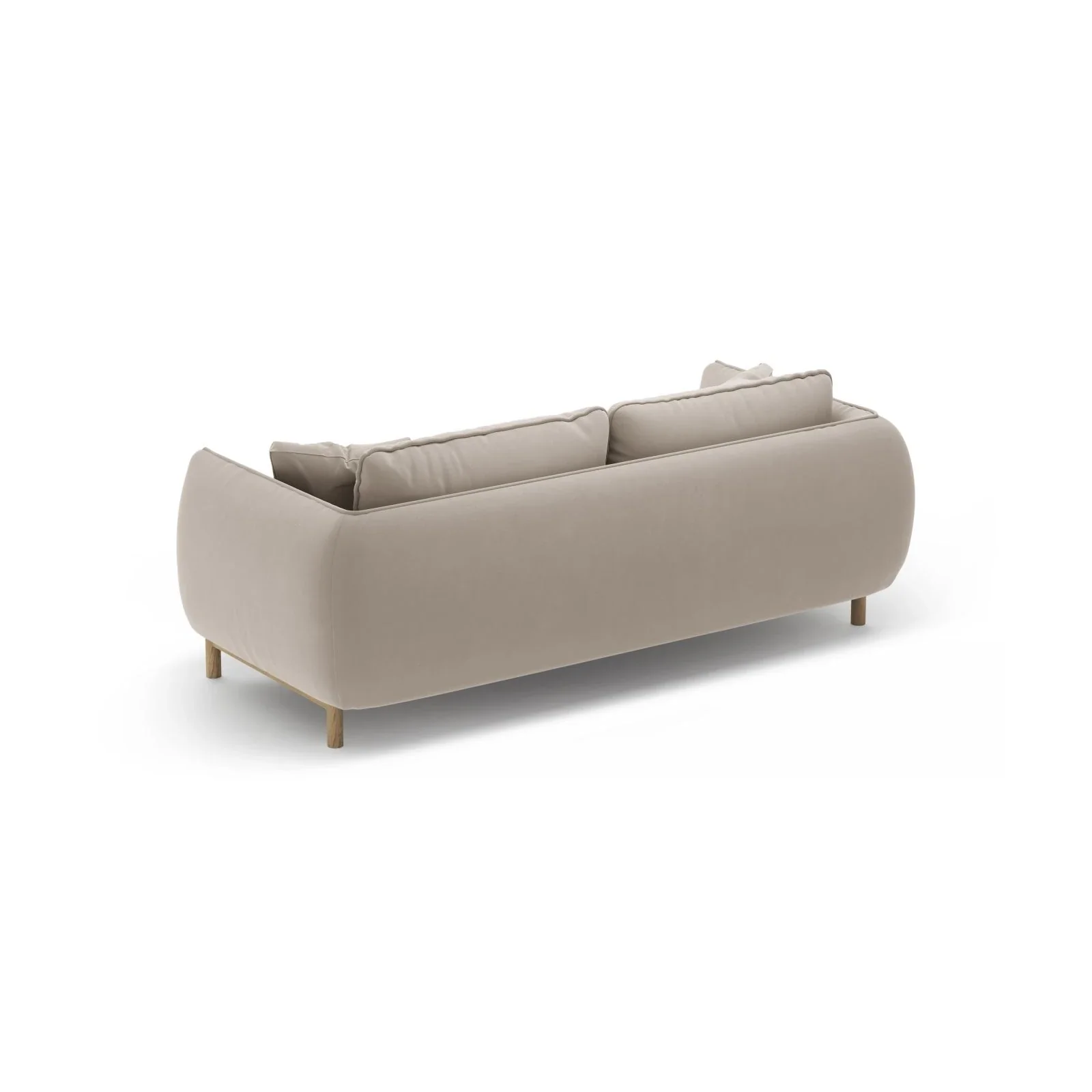 Ada 2-Sitzer Sofa aus Samt oder Strukturstoff, 178x101 cm - Image 11
