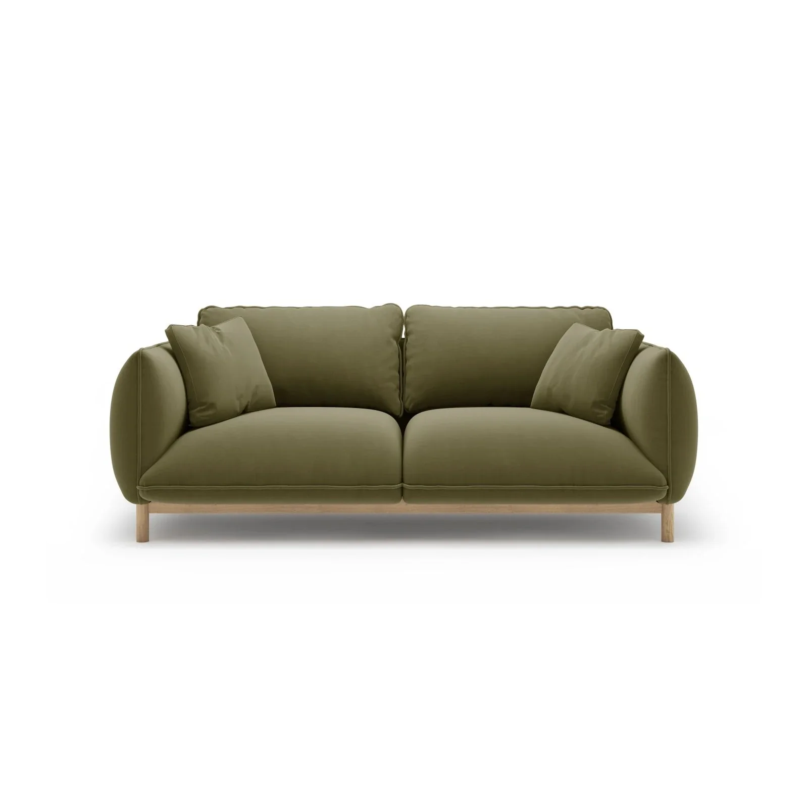 Ada 2-Sitzer Sofa aus Samt oder Strukturstoff, 178x101 cm - Image 21