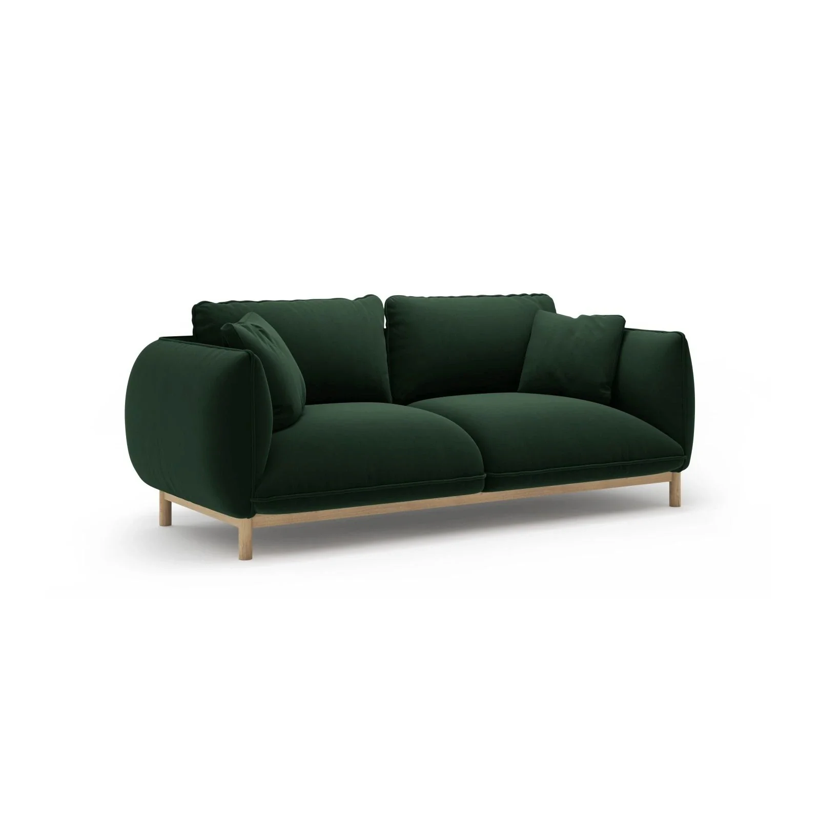 Ada 2-Sitzer Sofa aus Samt oder Strukturstoff, 178x101 cm - Image 28