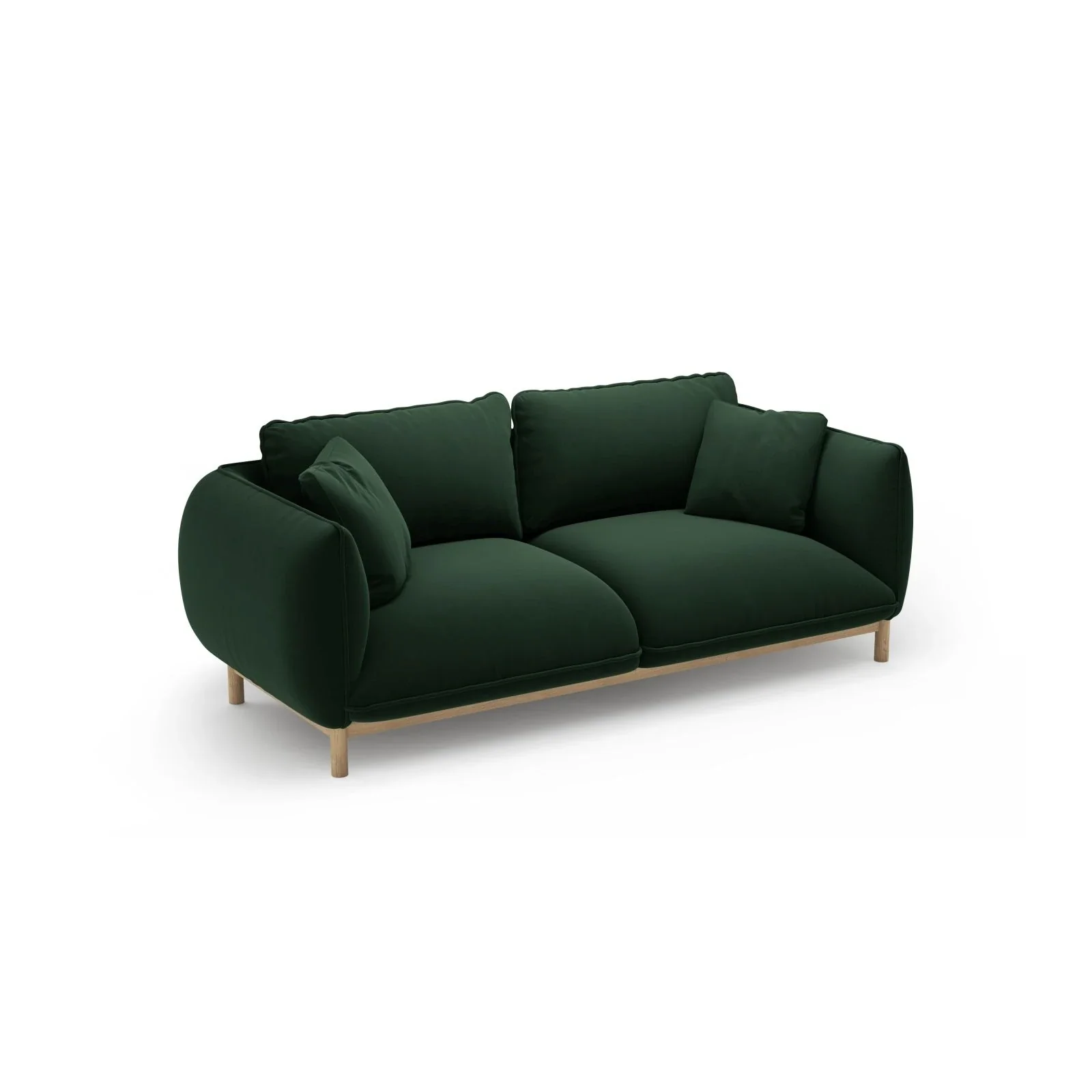 Ada 2-Sitzer Sofa aus Samt oder Strukturstoff, 178x101 cm - Image 30