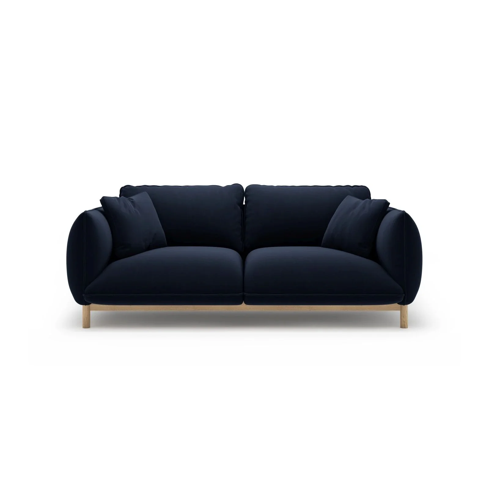 Ada 2-Sitzer Sofa aus Samt oder Strukturstoff, 178x101 cm - Image 33
