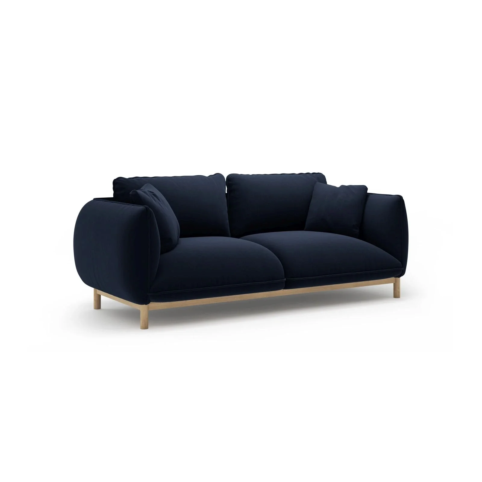 Ada 2-Sitzer Sofa aus Samt oder Strukturstoff, 178x101 cm - Image 34