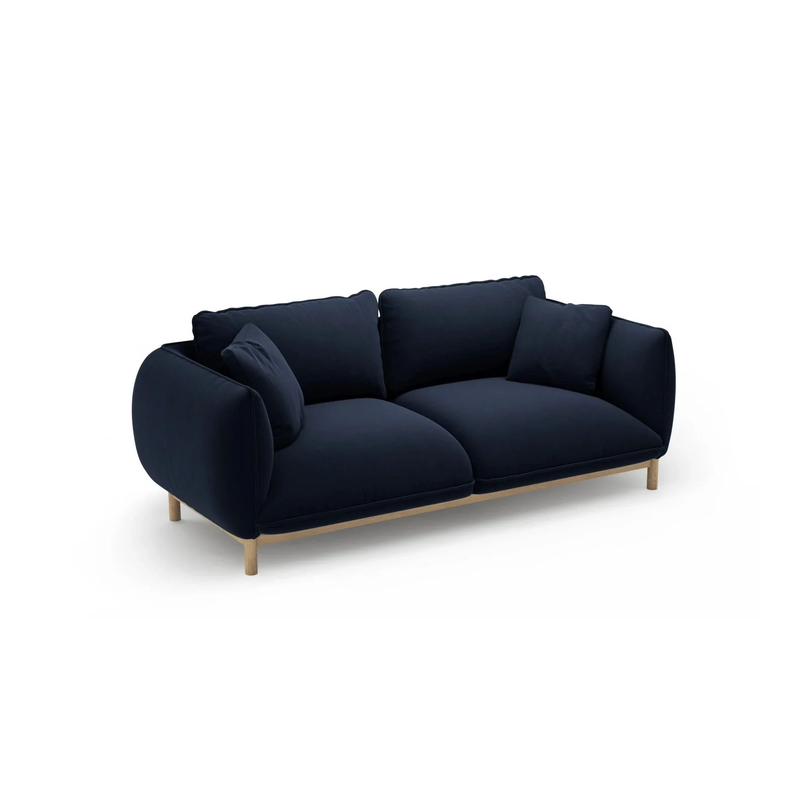 Ada 2-Sitzer Sofa aus Samt oder Strukturstoff, 178x101 cm - Image 36