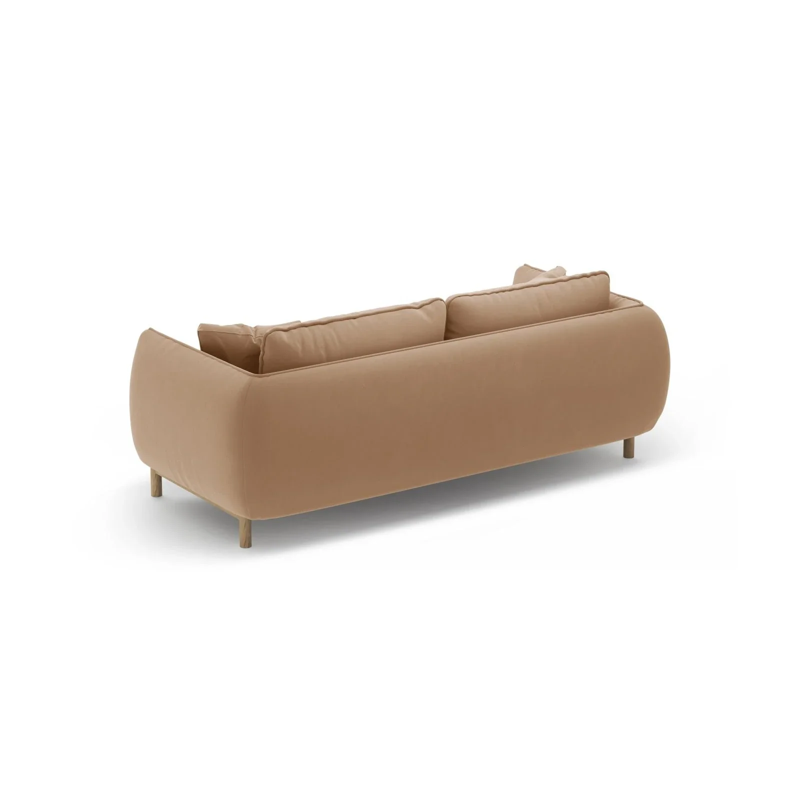 Ada 2-Sitzer Sofa aus Samt oder Strukturstoff, 178x101 cm - Image 5